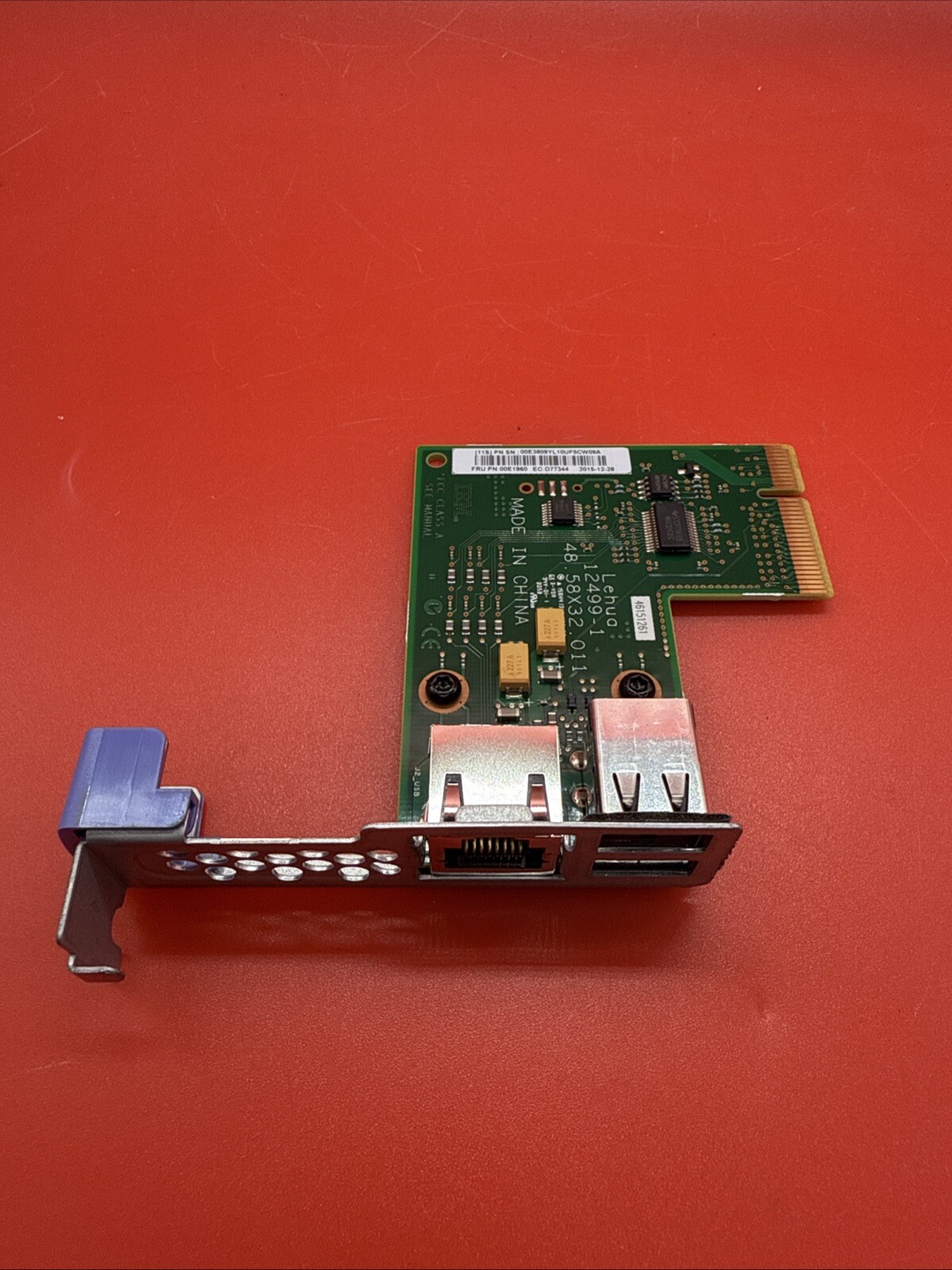 IBM Feature 2B0B 00E1960 00E3809 I/O Port Card D77344 Wired For IBM 1 Gbps Power