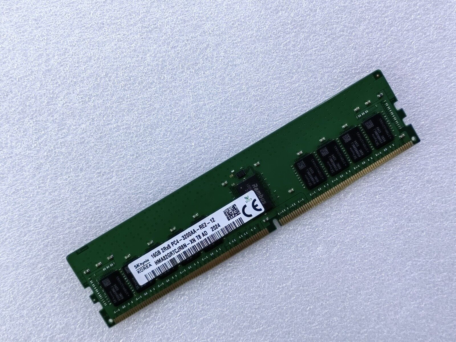 SK hynix 16GB DDR4 3200MHz Server RAM 2Rx8 PC4-3200AA-RE2 RDIMM HMA82GR7CJR8N-XN
