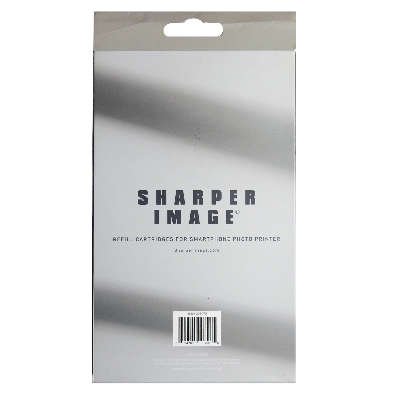 Sharper Image Smart Phone Photo Printer Cartridge and Photo Paper Refill Pack