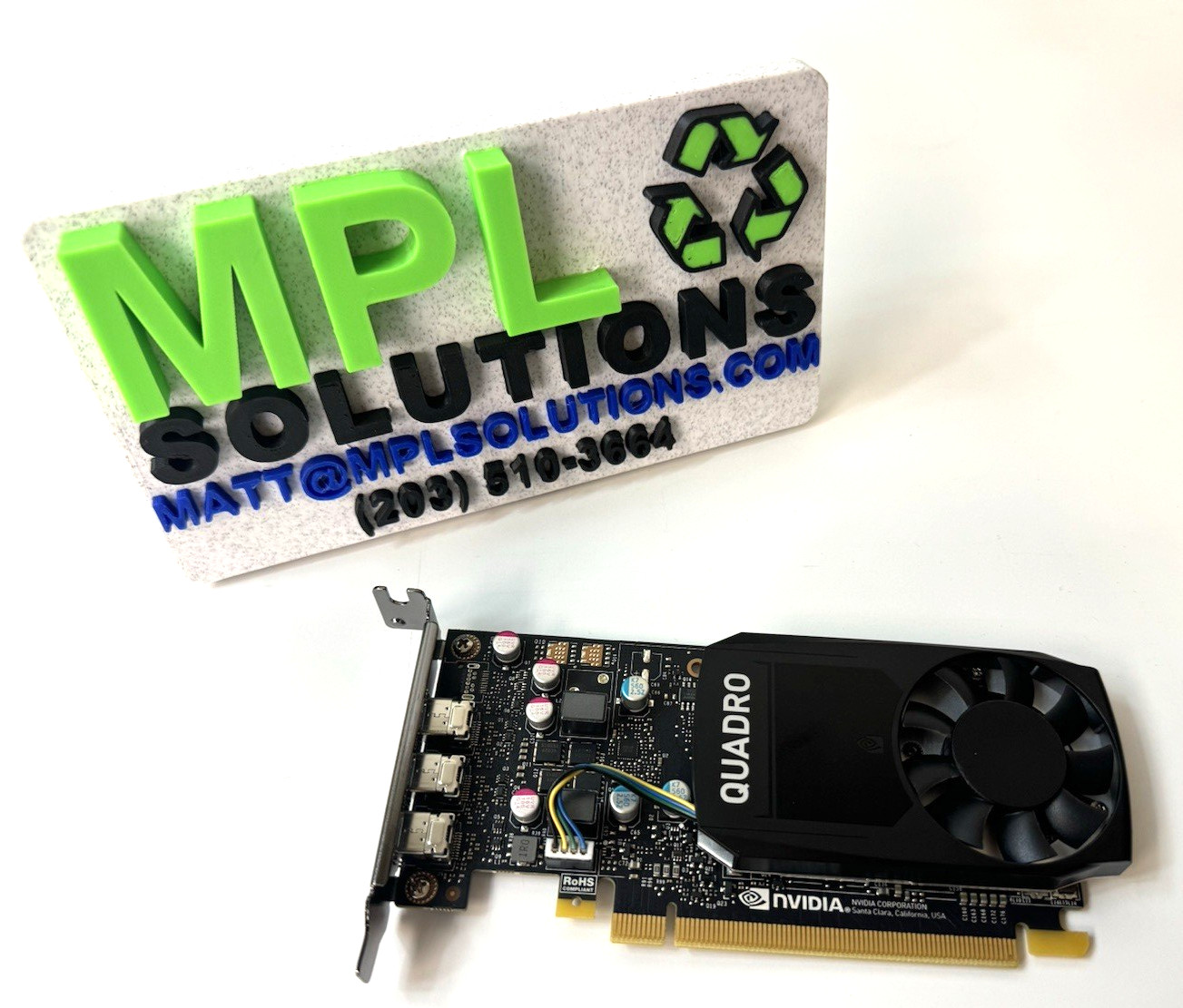 Dell NVIDIA Quadro P400 2GB GDDR5 GPU Video Card 3x Mini DisplayPort 33CNX