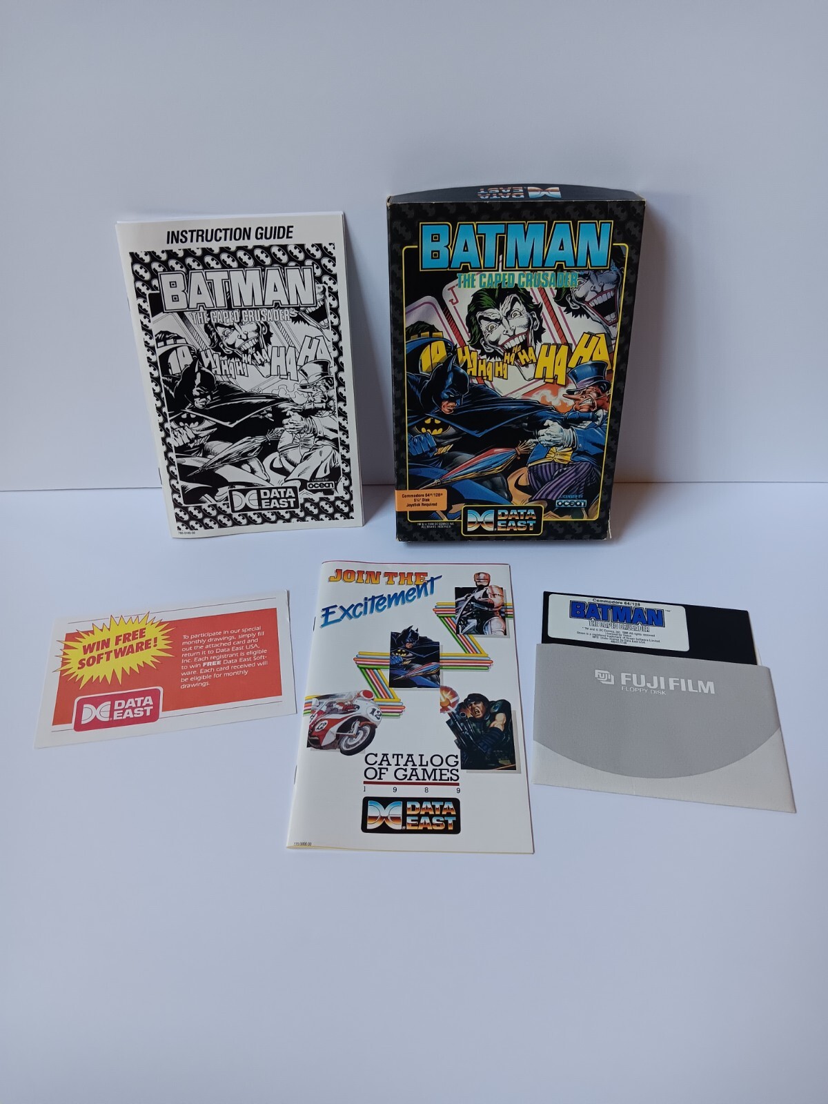 Commodore 64/128 Batman The Caped Crusader Comouter Game Software Tested/Works