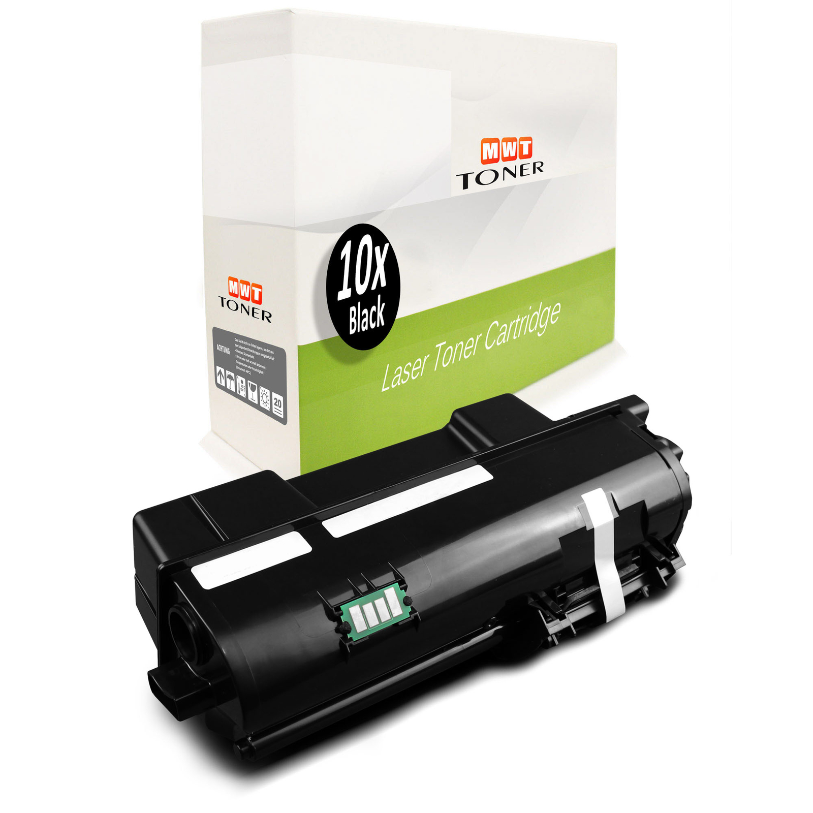 10x MWT Toner for 1T02RY0UT0/PK1011 Utax P-4020 DN P-4020 DW Approx. 7.200 Pages