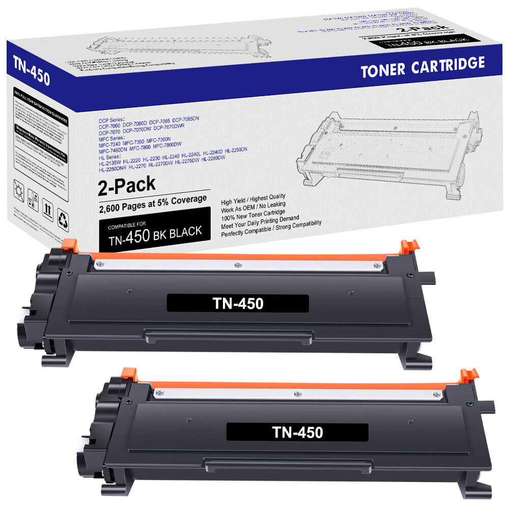 TN450 DR420 High Yield Toner or Drum for Brother MFC-7240 MFC-7360N 7460DN Lot
