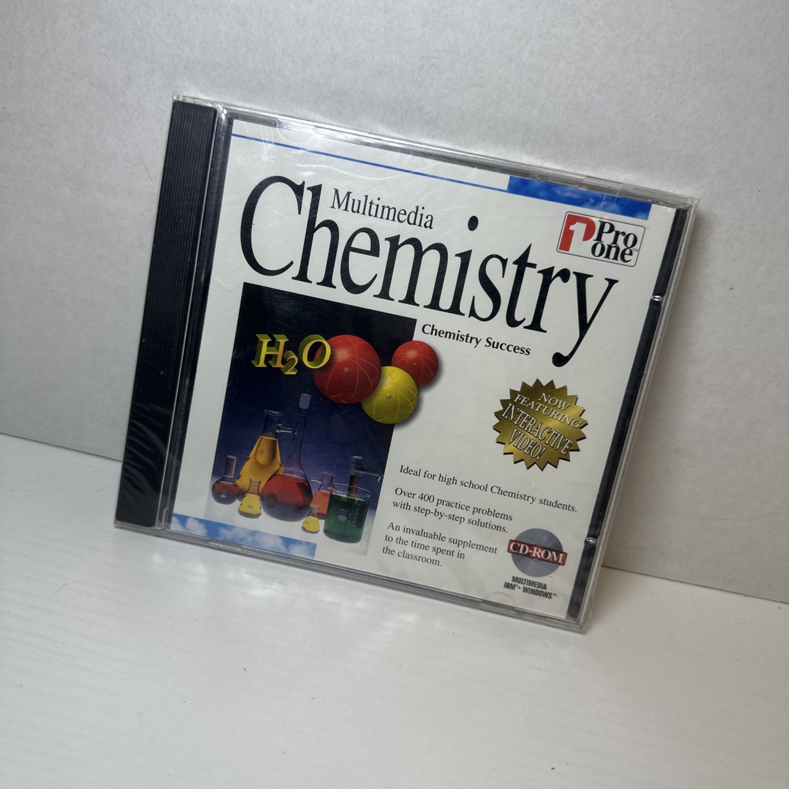 Pro One Multi Media Chemistry High School Math Window Software CD-ROM Disc NEW