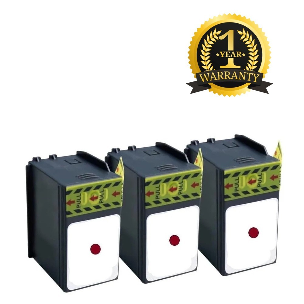 3PK 793-5 (Flourescent Red) Ink Cartridge Compatible for Pitney Bowes DM100i