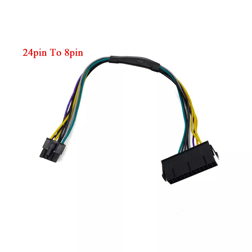 New For DELL Optiplex 3020 7020 9020 T1700 ATX Power Supply Cable 24pin to 8pin