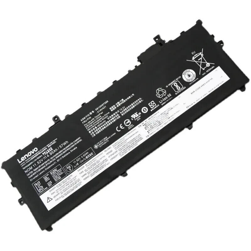 57WH Genuine 01AV430 01AV494 Battery for Lenovo ThinkPad X1 Carbon 5th 6th US