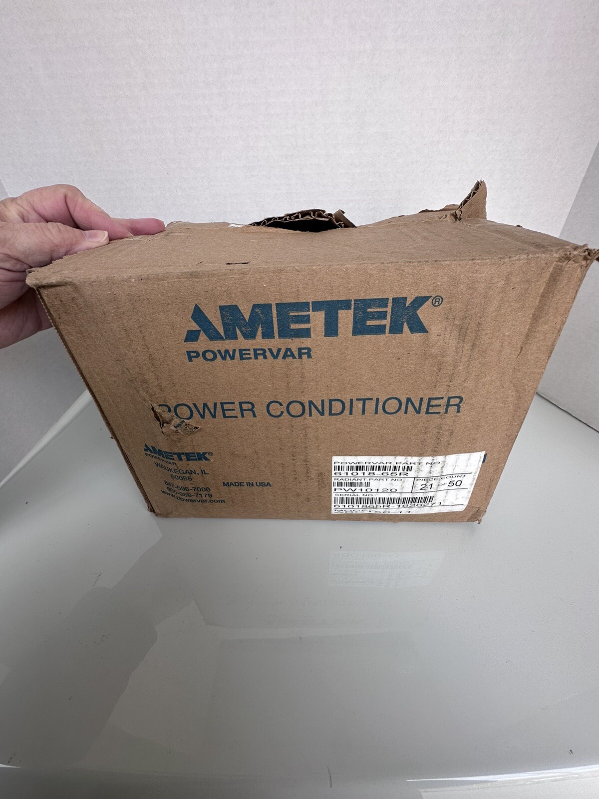 AMETEK POWERVAR POWER CONDITIONER PN: 61018-65R  MODEL: ABC150-11