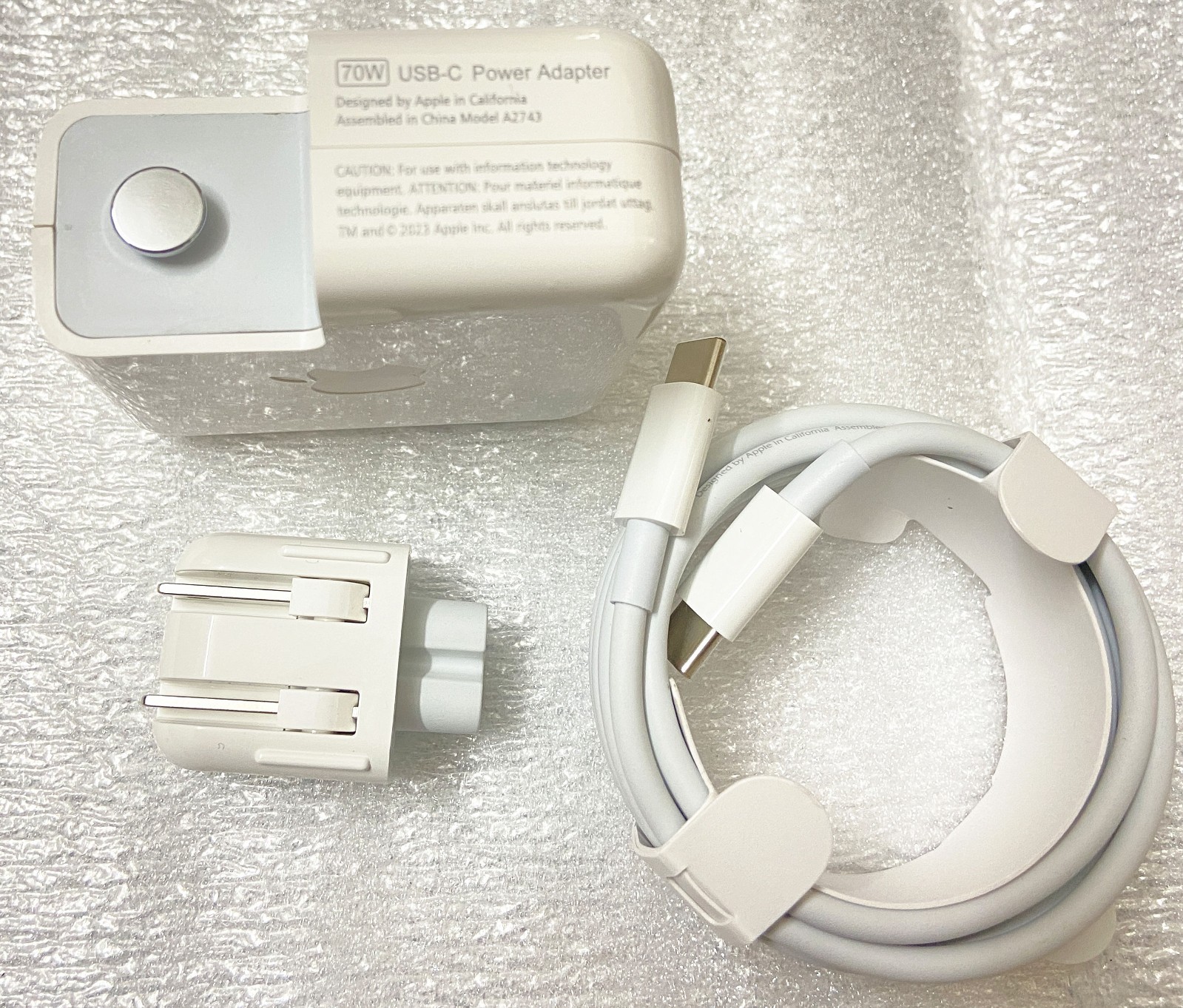 Genuine 70W USB-C Adapter Charger For MacBook Pro 15'' 16''2020-2025 M3 M4 M5 M6