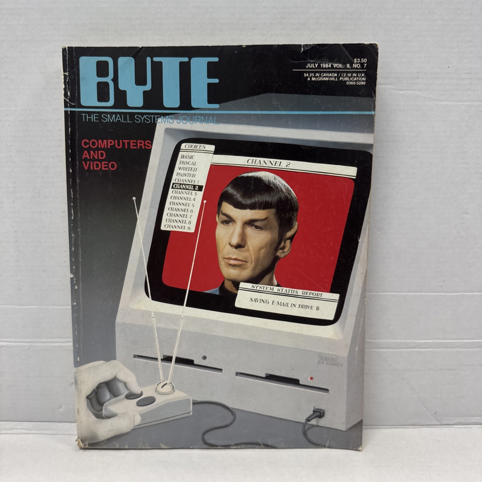 Byte Magazine July 1984 Volume 9 Computers and Video Star trek