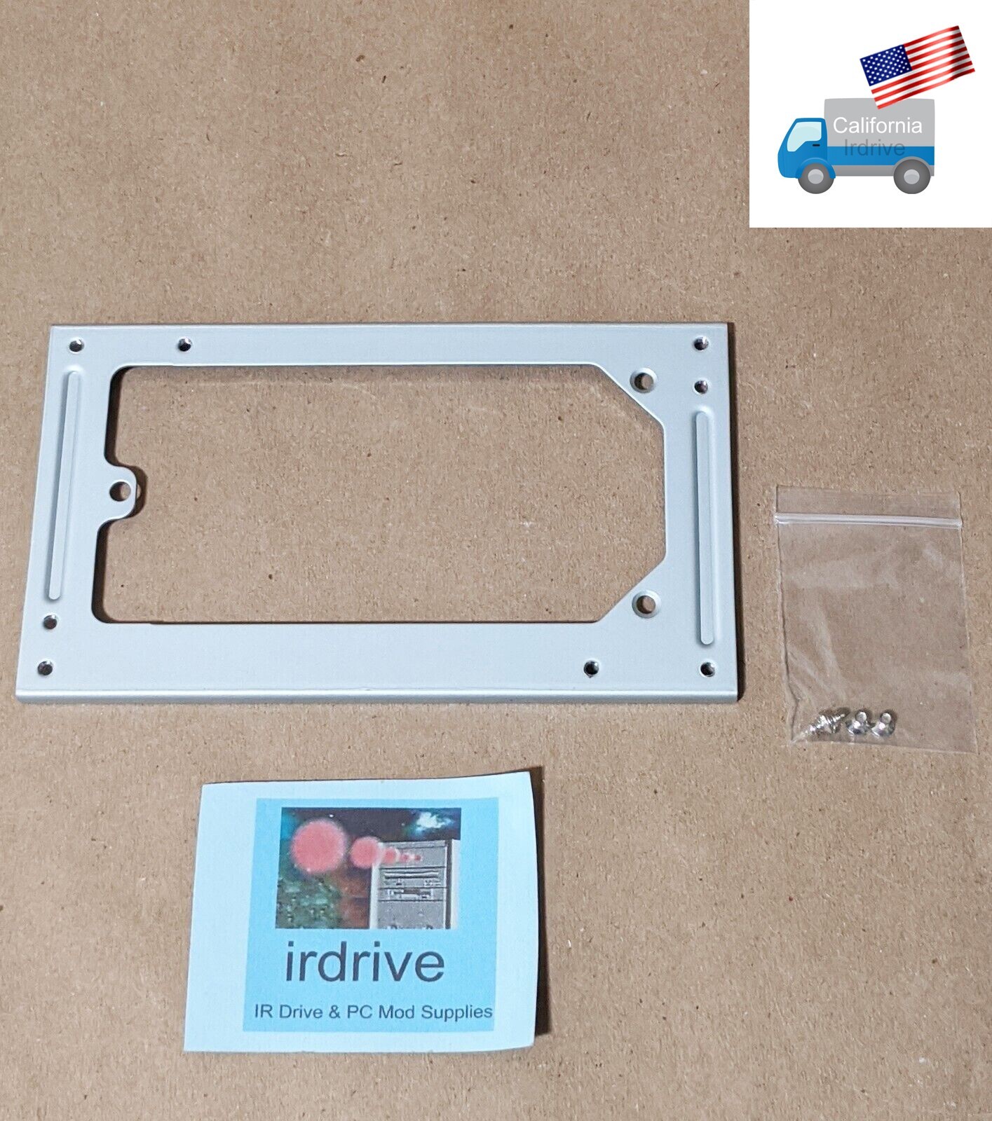 NEW Silver SFX Power Supply to ATX/ mATX PC Steel Mounting Bracket Plate/Adapter