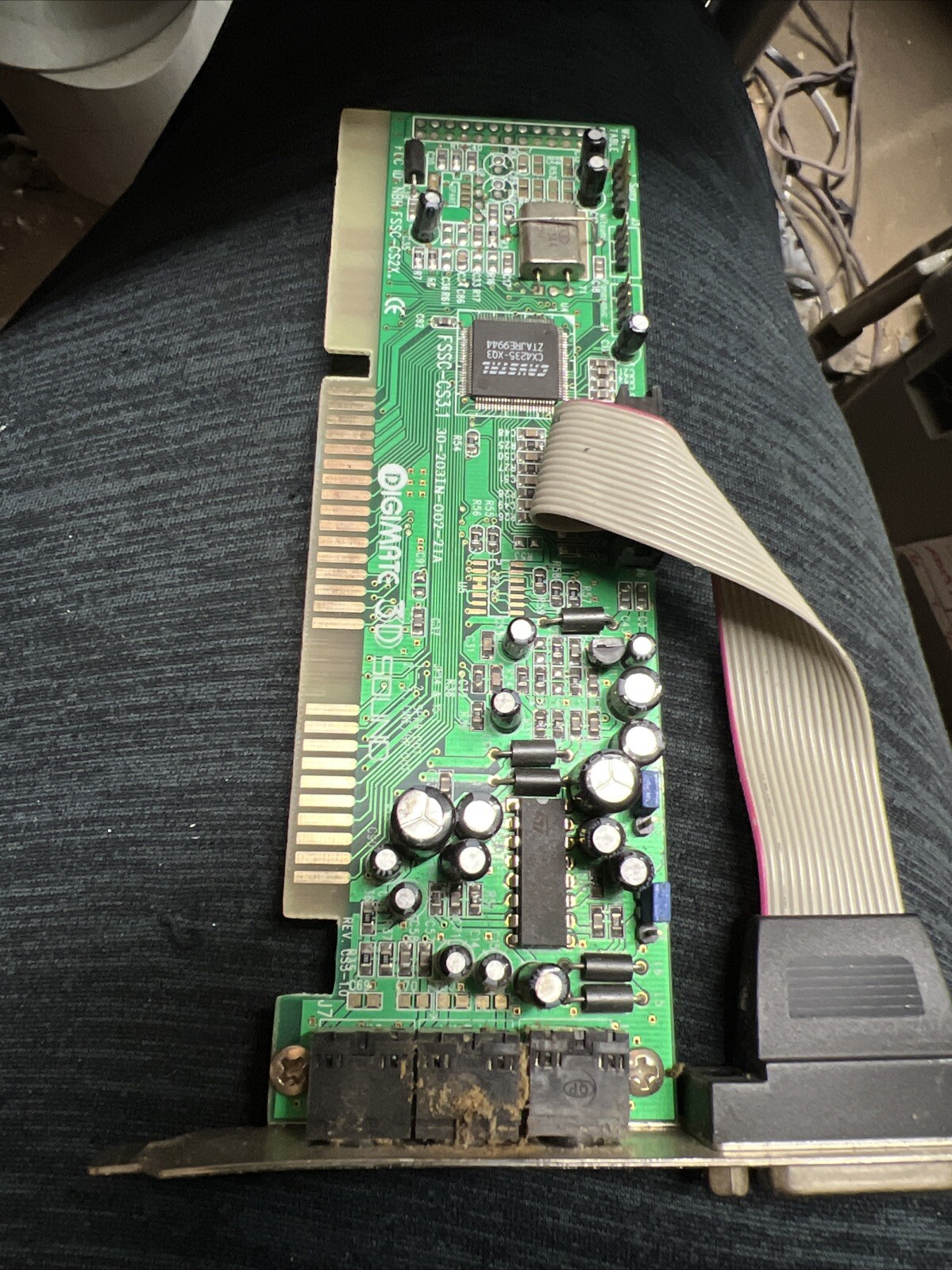 Digimate 3D Sound Card ISA Audio (Crystal CX4235-XQ3 Chipset) for Vintage PC