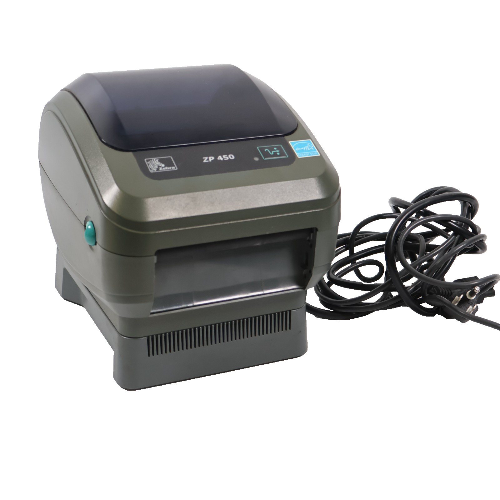 SEE NOTE Zebra ZP450 Direct Thermal Shipping Label Printer MISSING Peel& Present