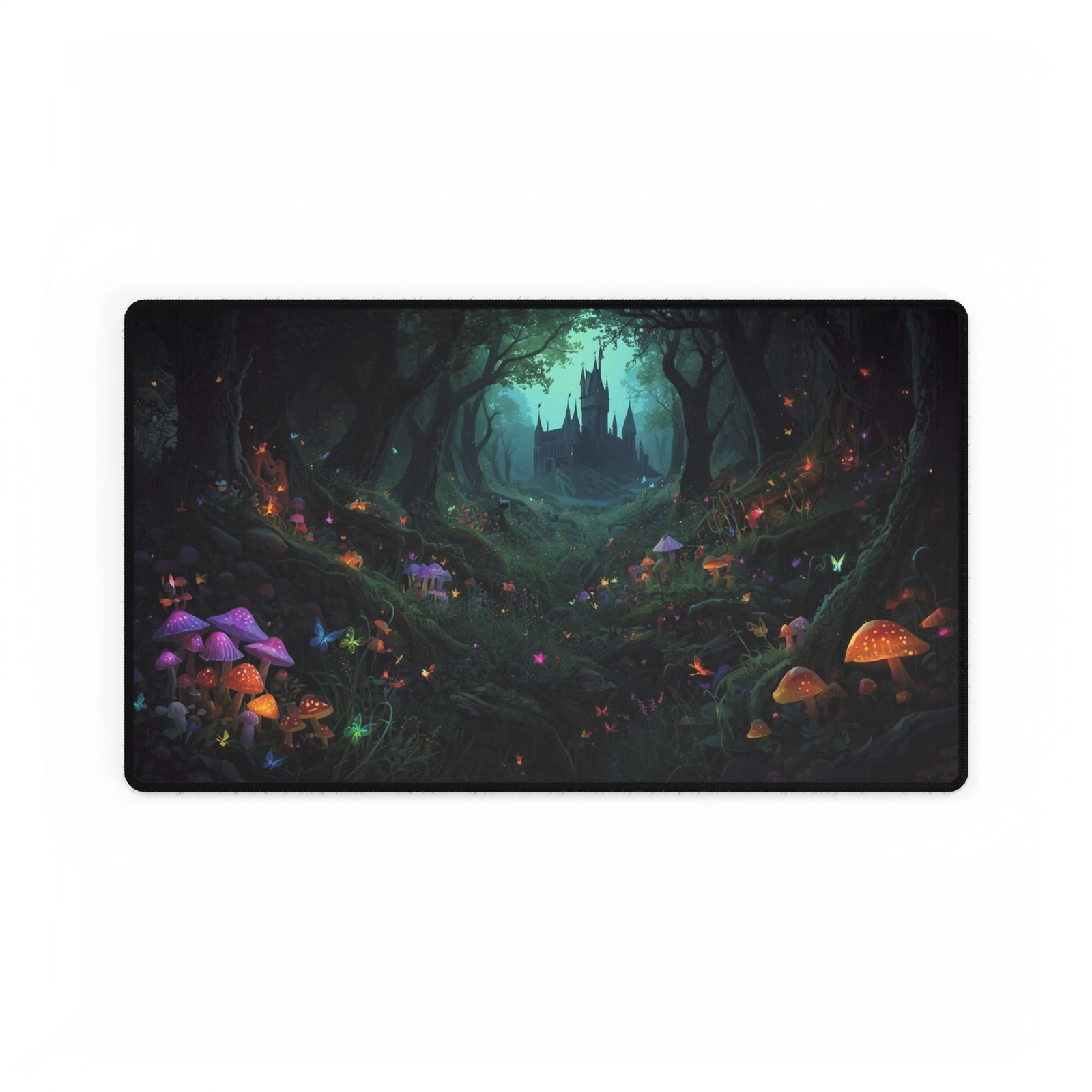 Mushroom Forest Desk Mat | Mouse Pad