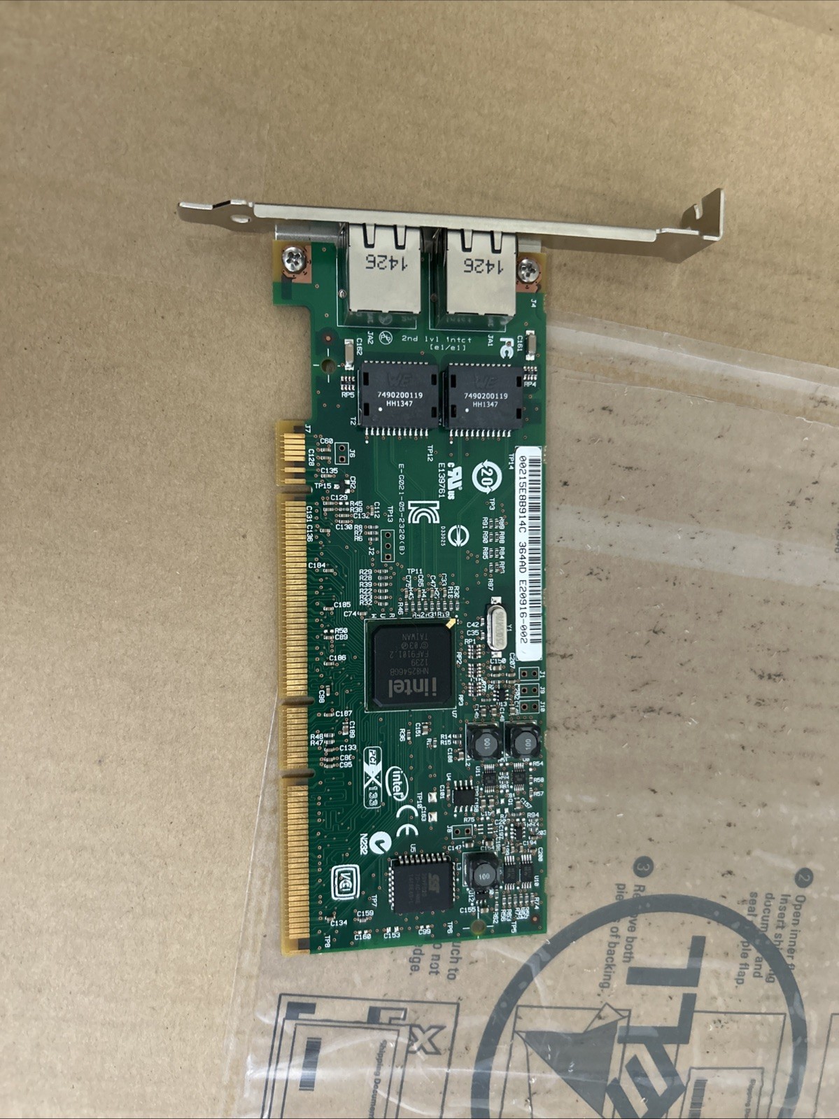 IBM 5706 Intel 2-Port 10/100/1000 Base-TX Ethernet PCI-X Adapter Card Gigabit