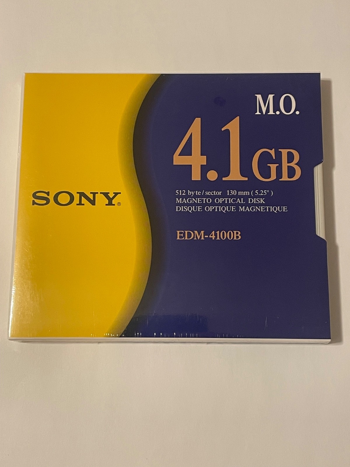 SONY EDM-4100B  - 4.1GB  MAGNETO OPTICAL DISK 512 BYTE BRAND NEW FACTORY SEALED