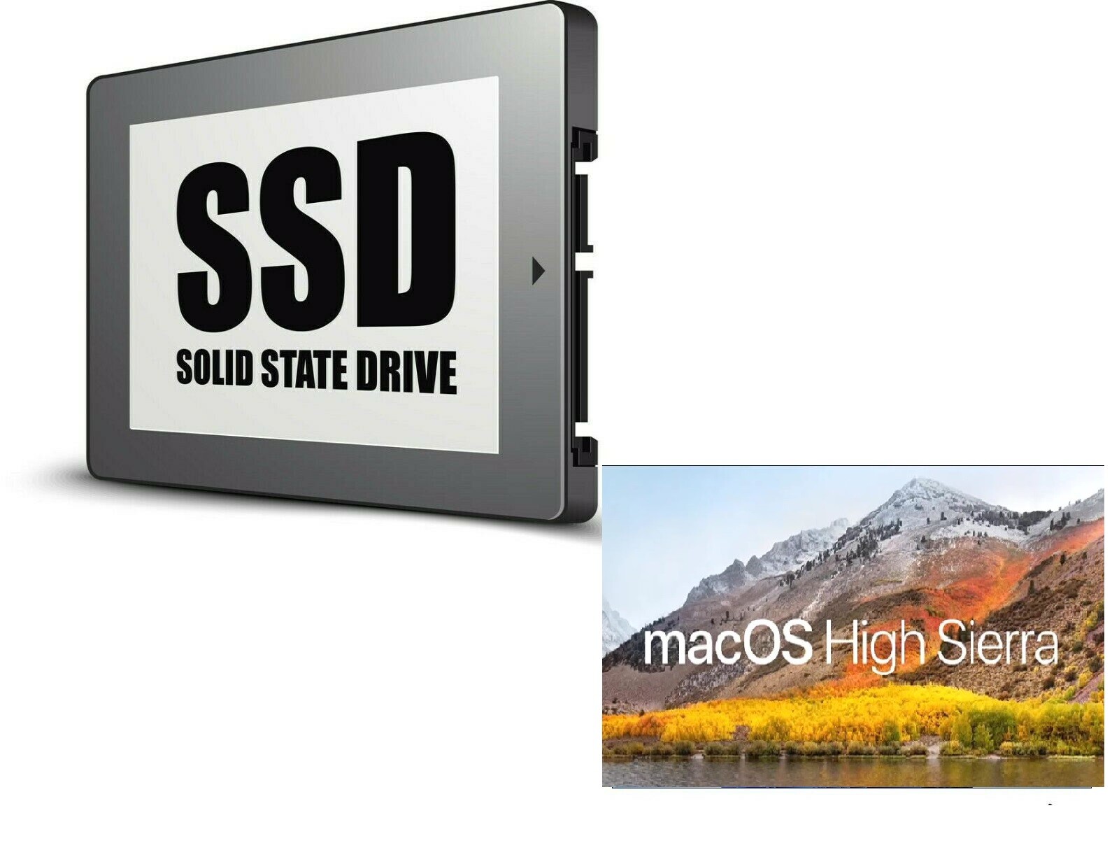 256GB SSD 2010 2011 2012 MacBook Pro & Mini Apple A1278 A1286 A1297 High Sierra