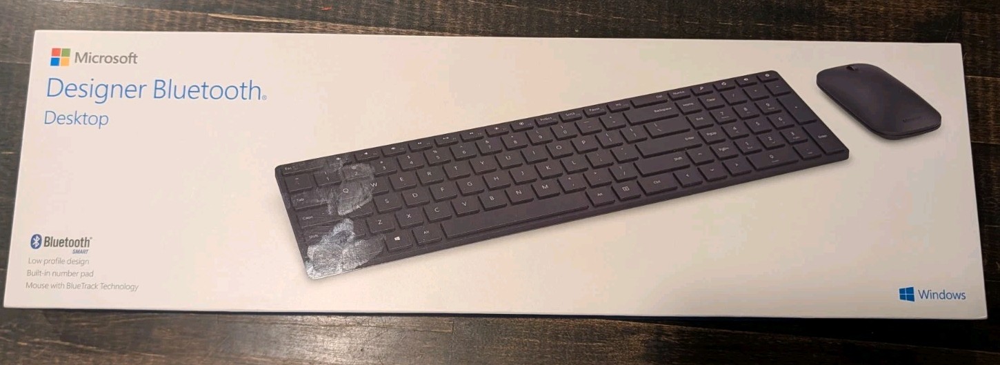 Microsoft Designer Wireless Bluetooth Keyboard 1678 and Mouse 1679