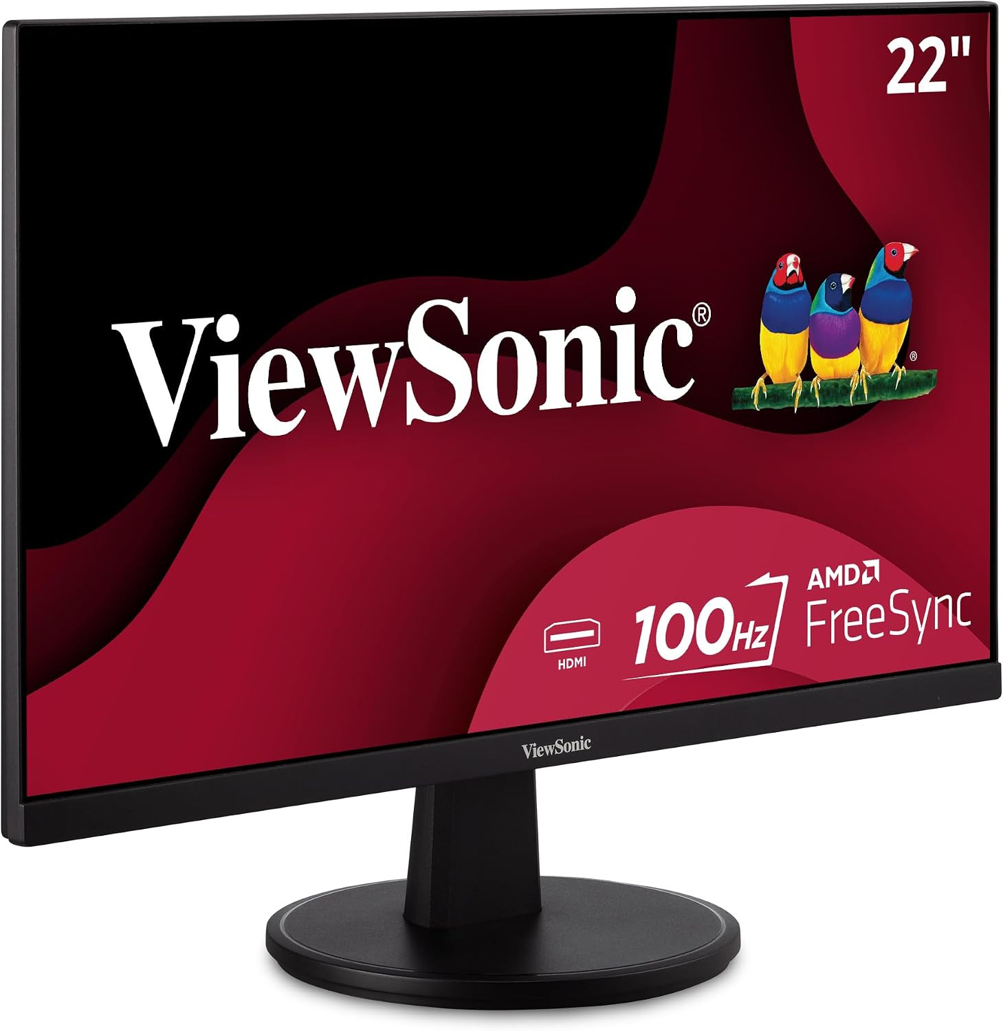 VS2247-MH 22 Inch 1080P Monitor, 100Hz Refresh Rate for Smooth Home and Office V