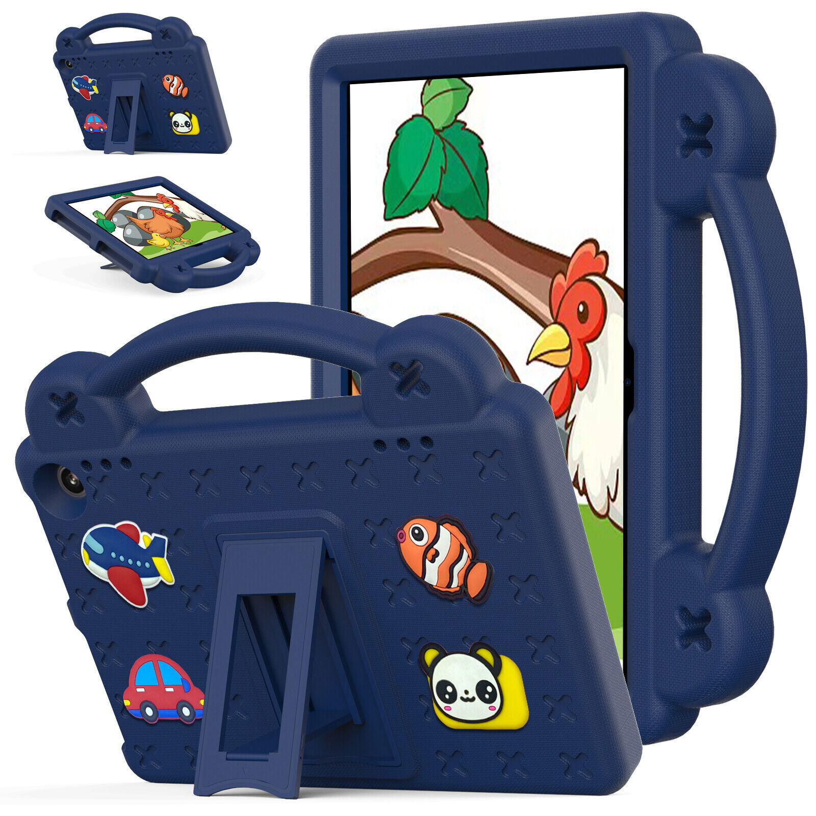 Kids EVA Handle Case For Amazon Fire HD 8/ HD 8 Plus 2024/ 2022 Kids Shockproof