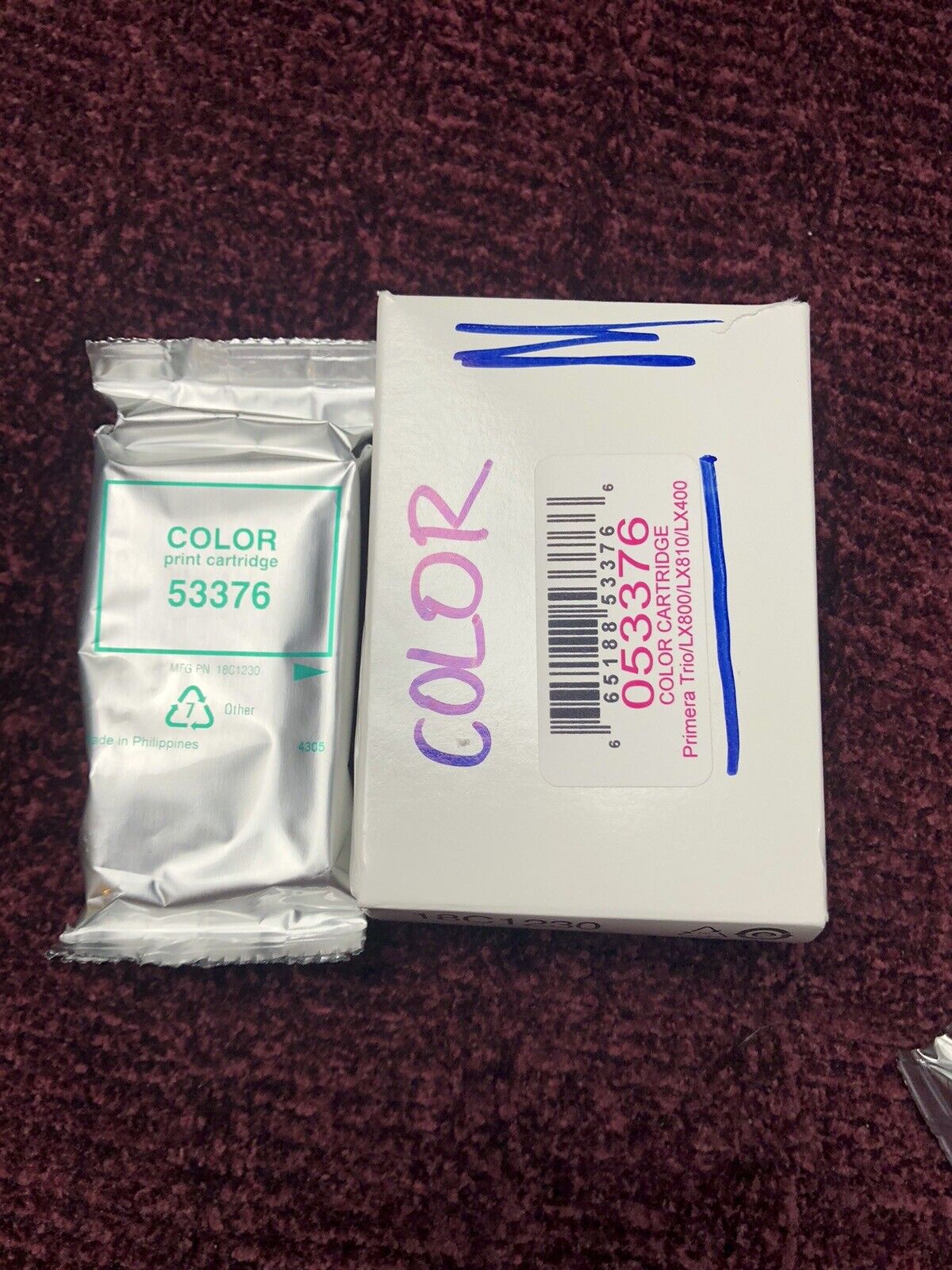 Primera 053376 Color Dye Ink Cartridge 18C1230 NEW OEM SEALED
