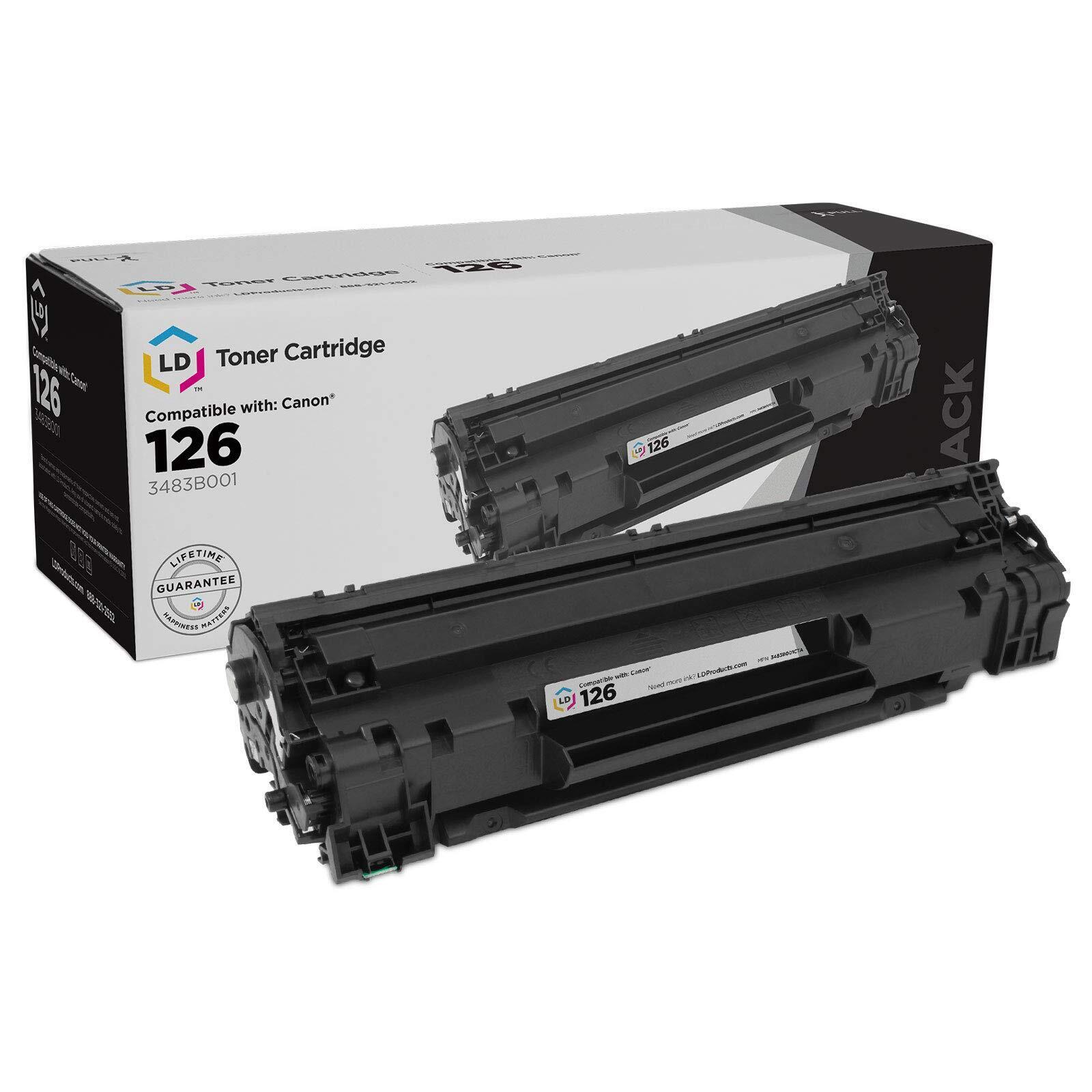 LD Products Compatible Toner Cartridge Replacement for Canon 126 Single Black