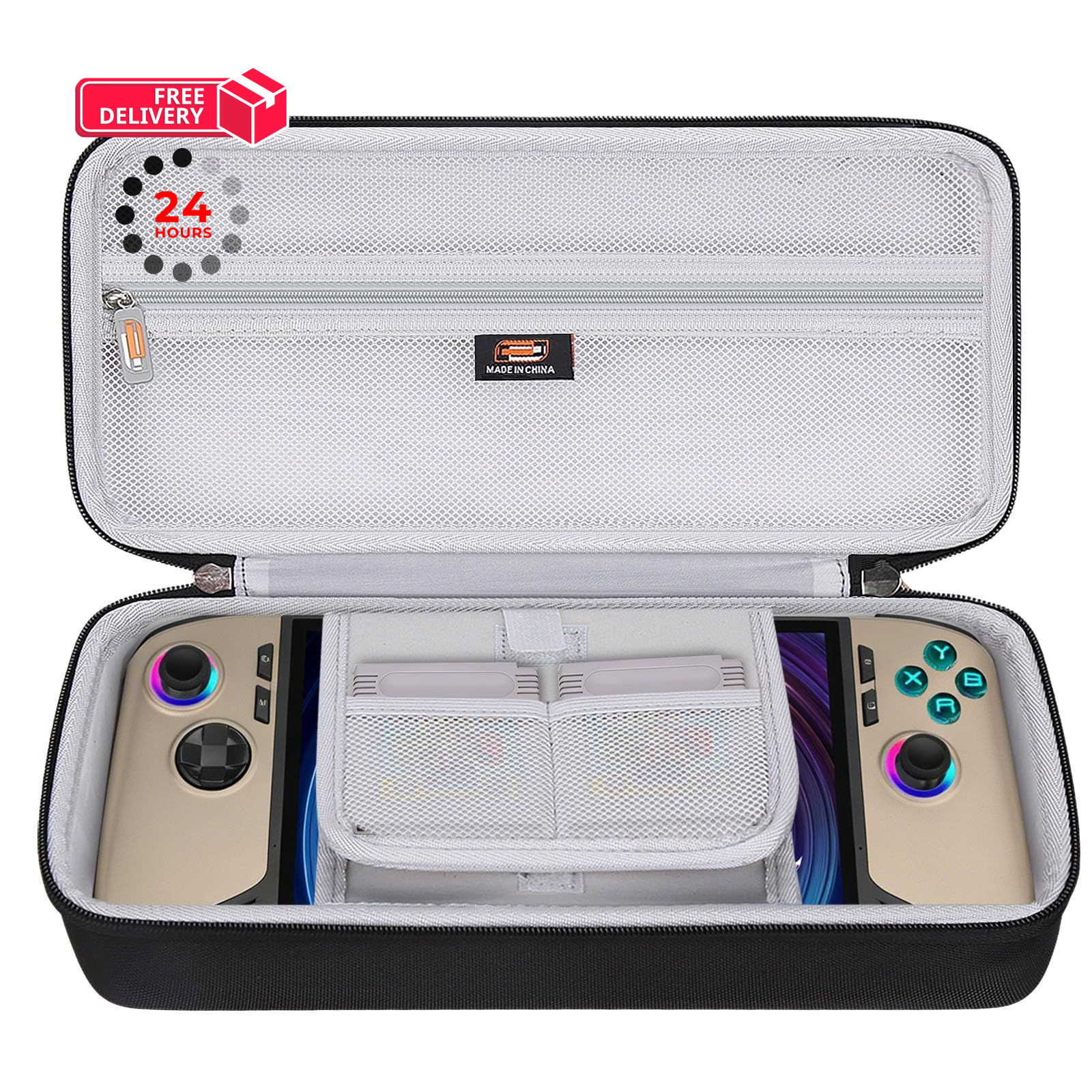 Legestori Hard EVA Carrying Case Compatible With MSI Claw 8 AI+ / Black