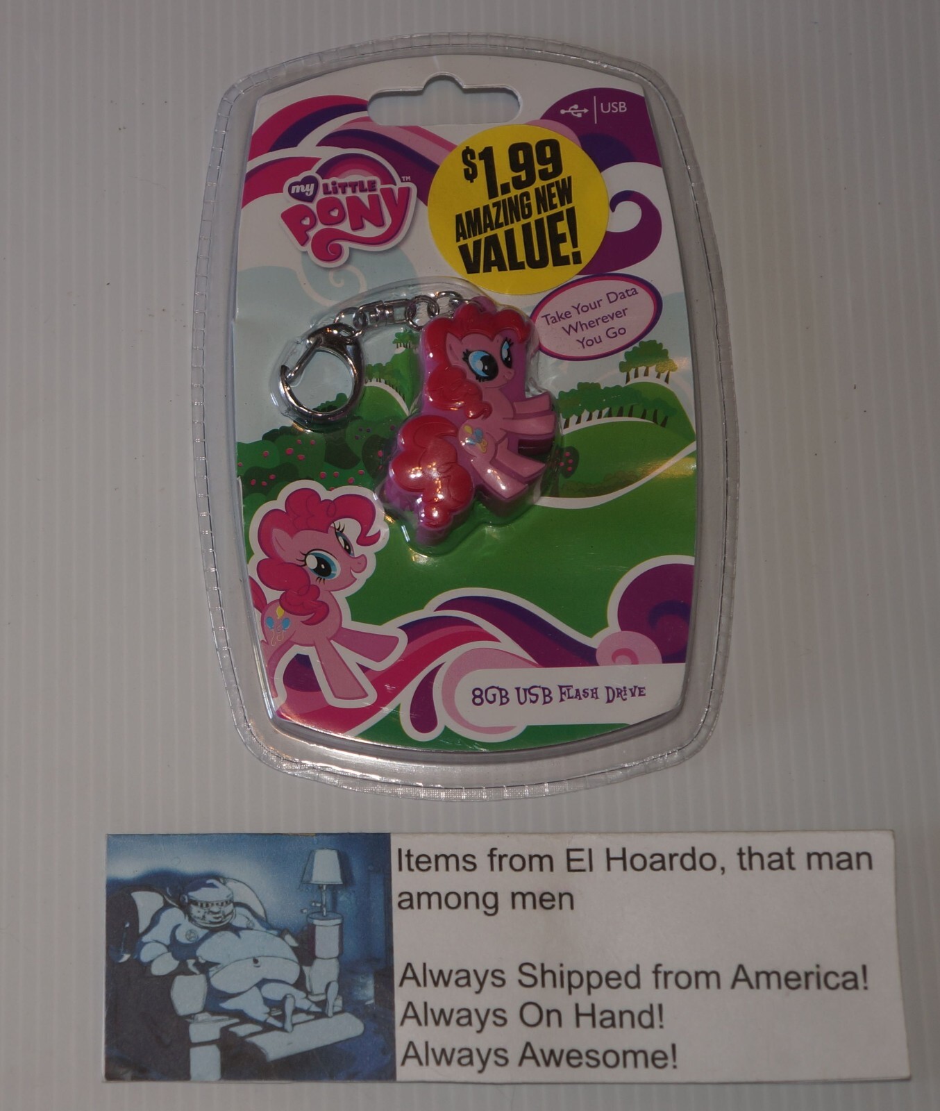 My Little Pony 8GB Flash Drive for PC Computer ~ Made in 2014 ~ BRAND NEW ~ RARE