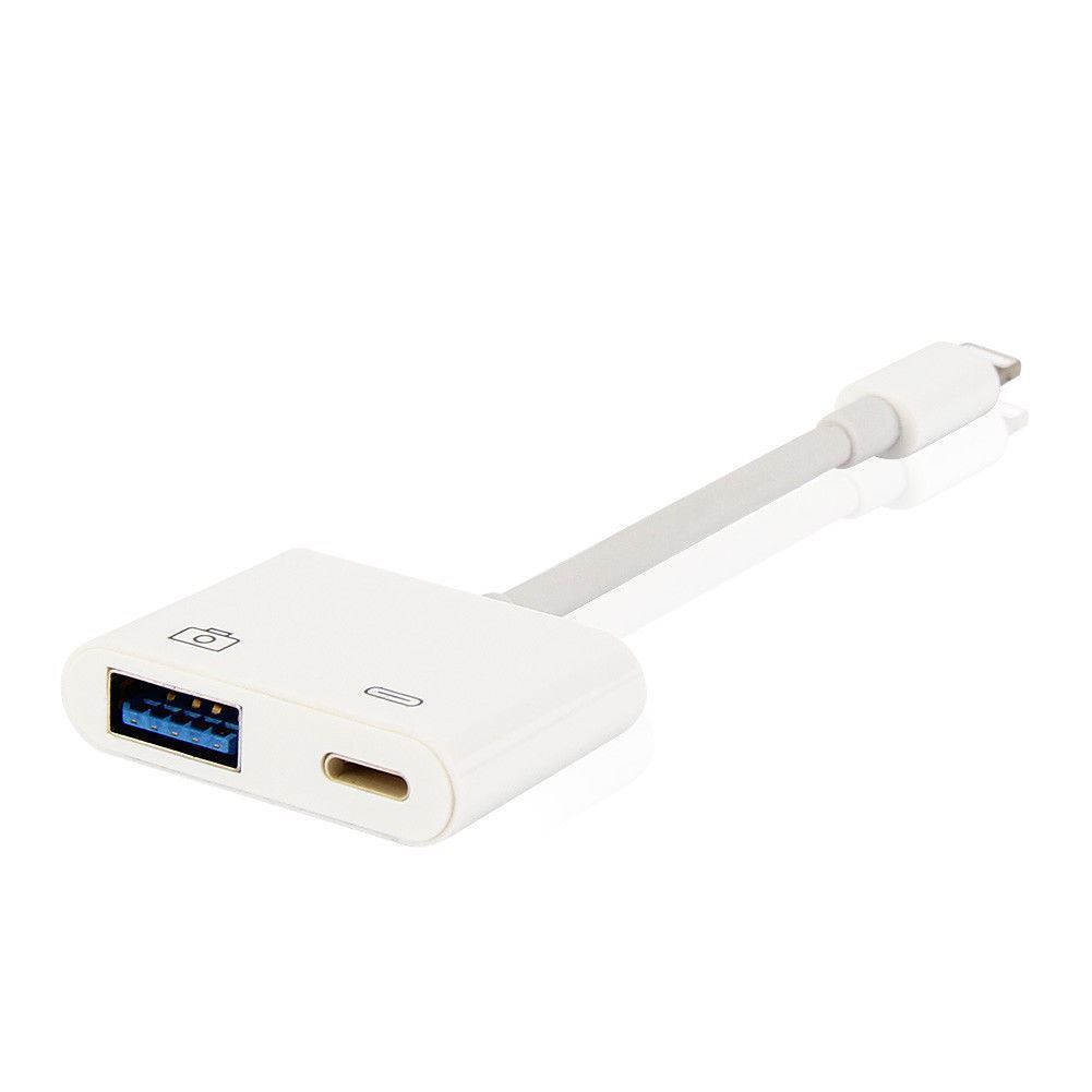Refuelergy USB 3.0 OTG Adapter Compatible for iPhone & iPad Transfer from USB
