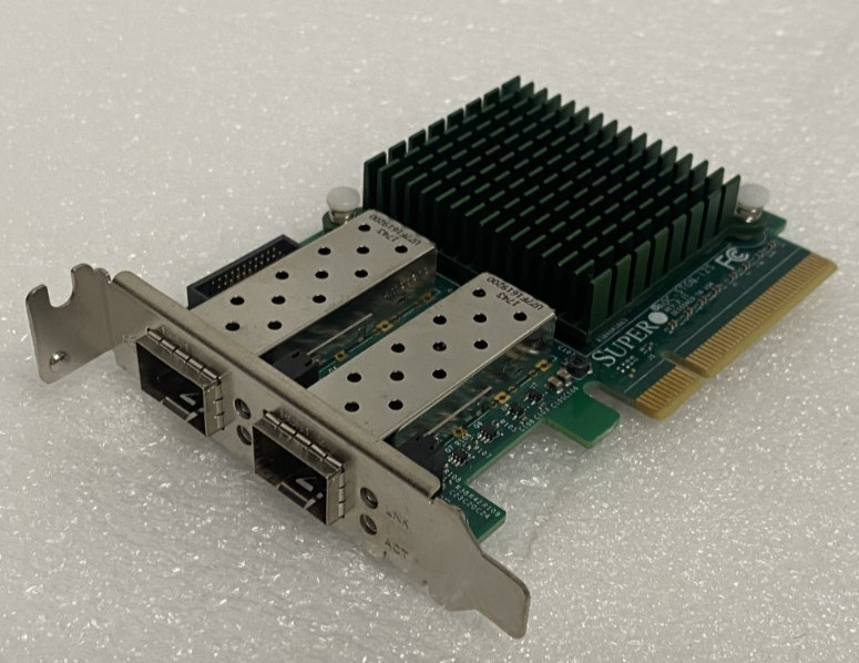 Supermicro AOC-STGN-i2S 2-Port 10GbE SFP+ PCIe Network Card Low Profile