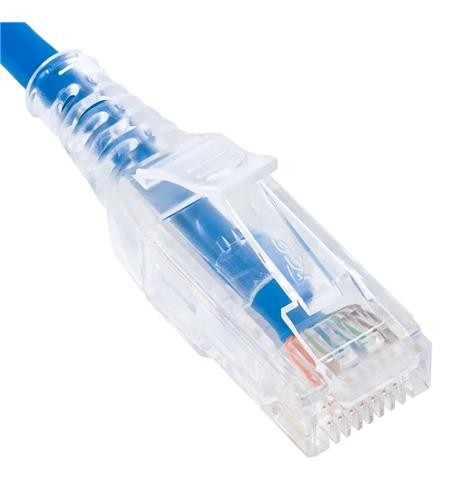 ICC ICC-ICPCSN07BL PATCH CORD CAT 6 SLIM CLEAR SR 25PK 7 FT