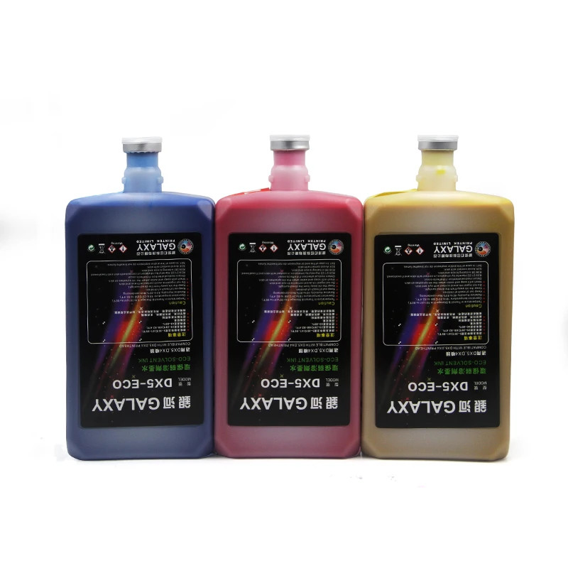 4*1000ML DX5 Eco Solvent Ink DX4 for Mimaki for Galaxy DX4 DX5 Eco Solvent Ink