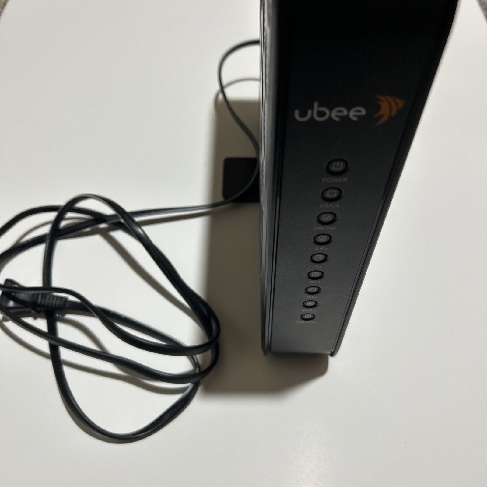 UBEE TWC Model DVW32CB Wireless Voice Gateway Modem/Router w/ Power Cord
