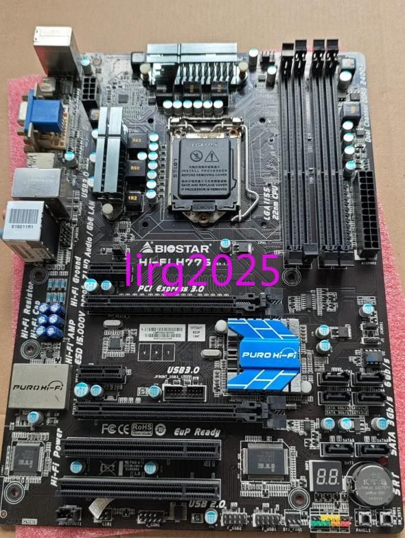 1pc used BIOSTAR Hⅰ-Fⅰ H77S