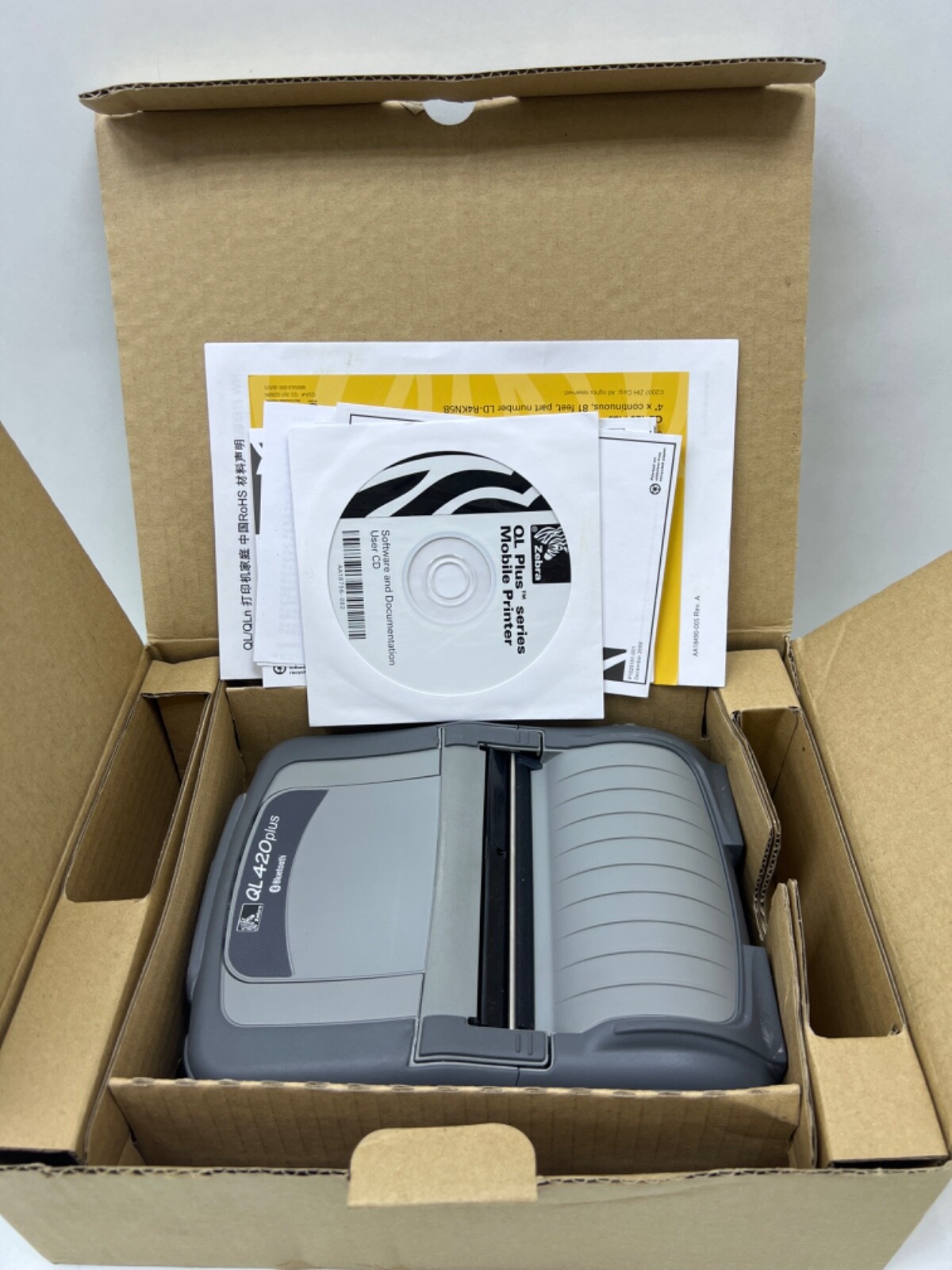 Zebra QL420 Plus Label Thermal Printer Bluetooth Q4D-LUBCE011-00