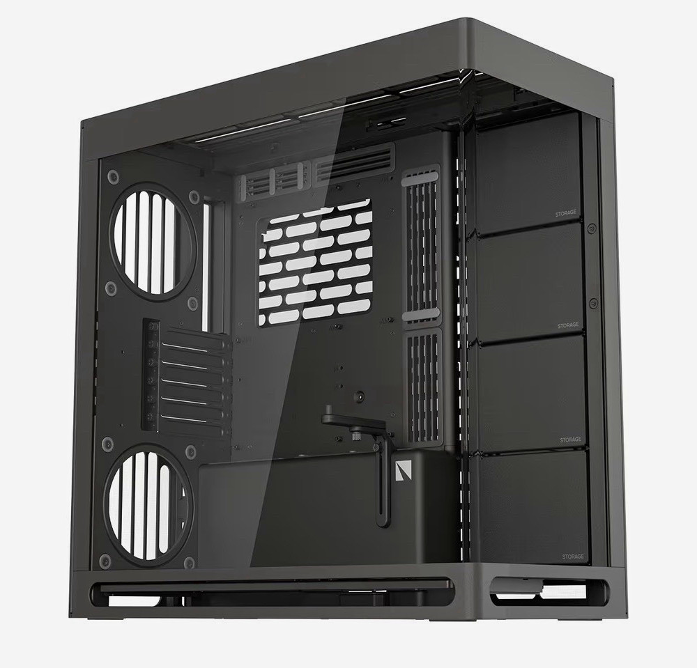 HAVN HS Mid Tower PC Case Black Glass Panel with GPU Support