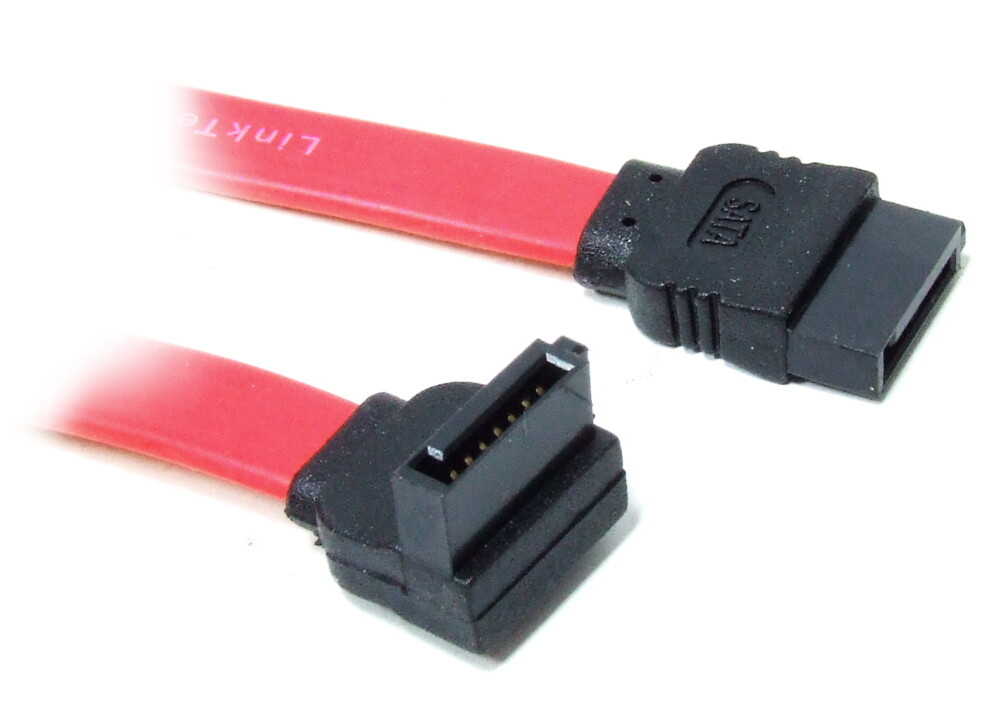 10x 40cm SATA Cable Straight/Right Angle Angled SSD HDD Serial ATA Cable 15.7"
