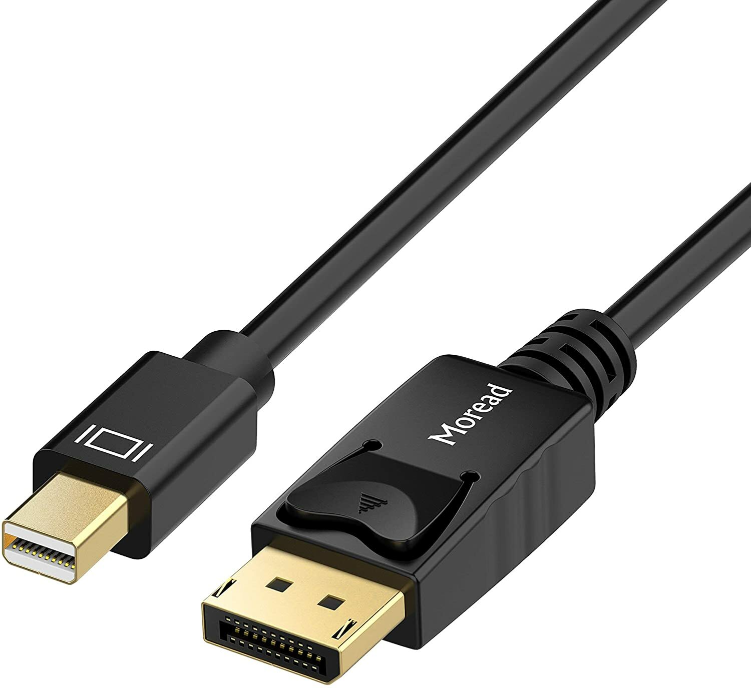 Moread Mini DisplayPort to DisplayPort Cable 6 Feet Gold-Plated DisplayPort