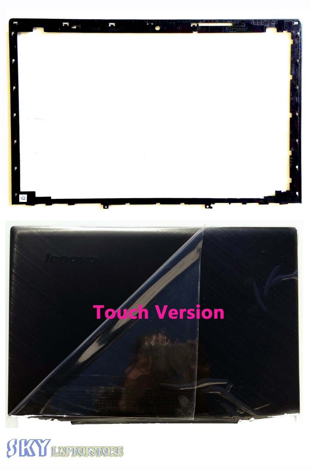 New/Orig Lenovo Y50-70 15.6" Lcd Back Cover AM14R000300 + Front Bezel For Touch