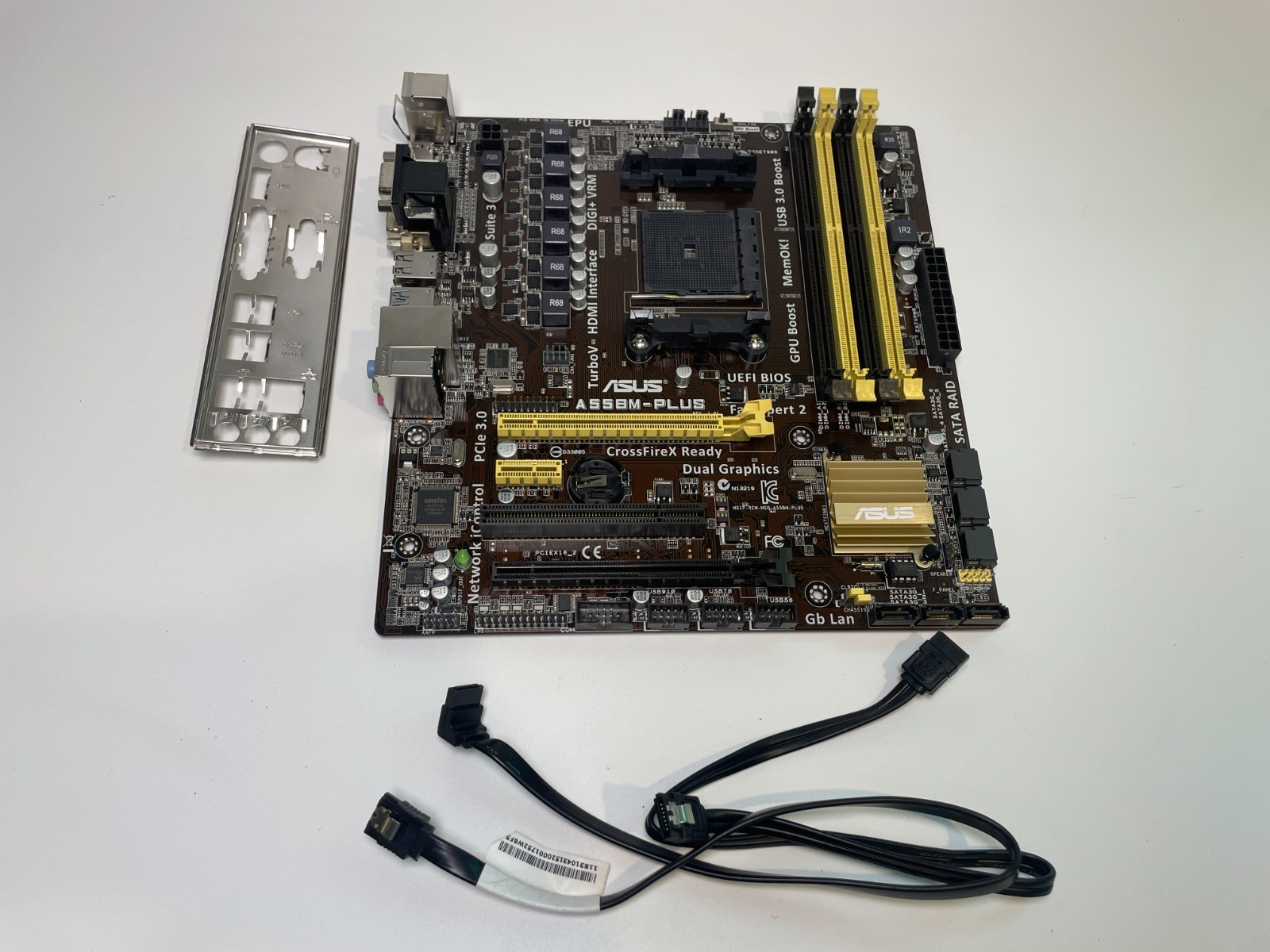 ASUS A55BM-PLUS SOCKET FM2+ MOTHERBOARD (MBC24)