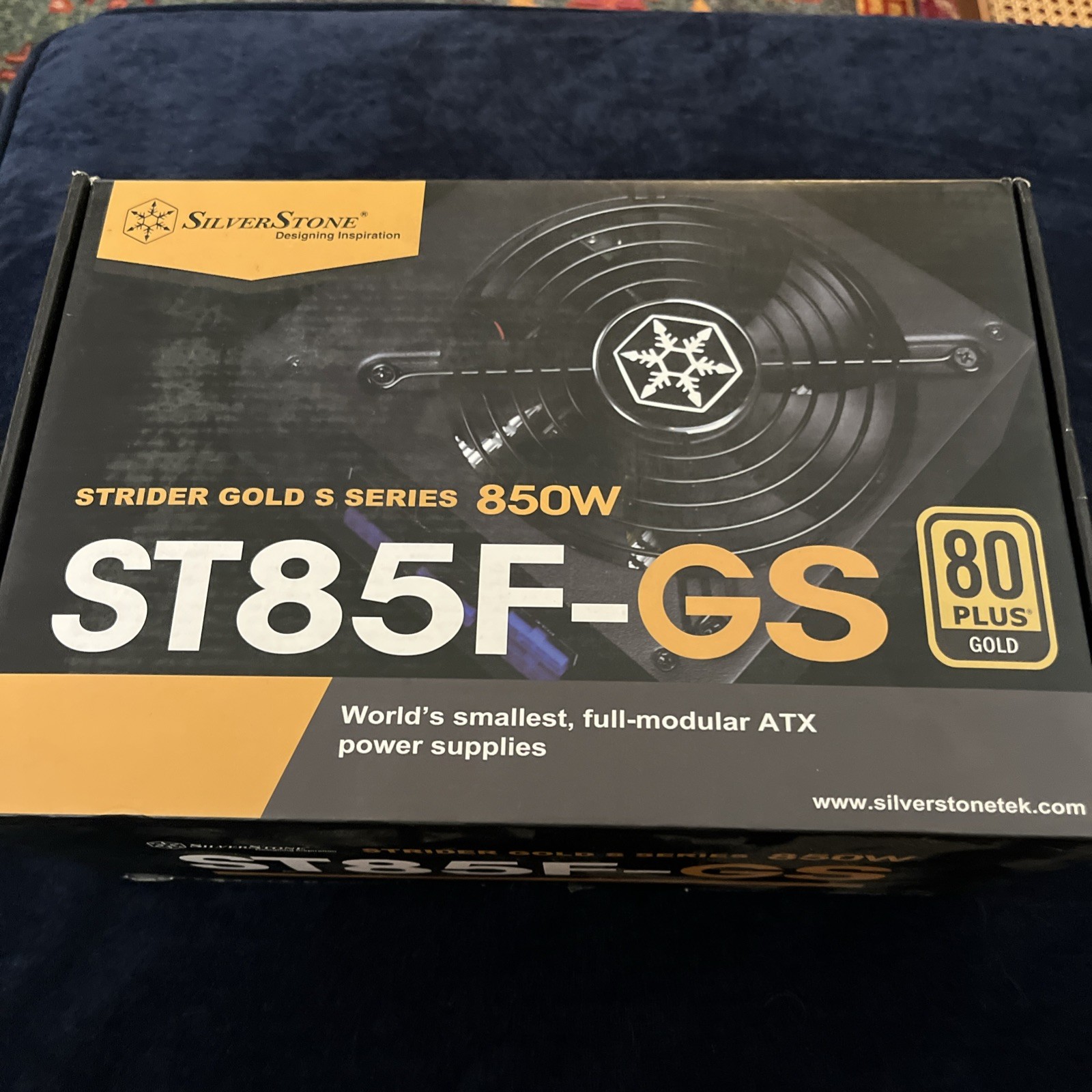 SilverStone Strider Gold S ST85F-GS 850W 80+ Gold Modular PSU No Cables Untested