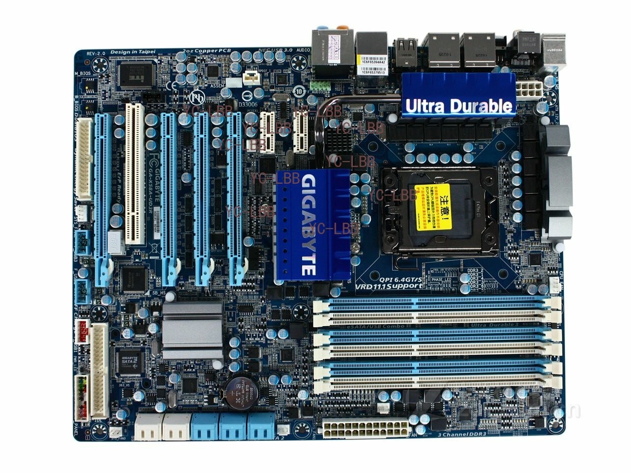 FOR Gigabyte GA-X58A-UD3R (rev2.0) Desktop Intel X58 LGA1366 Motherboard TESTED