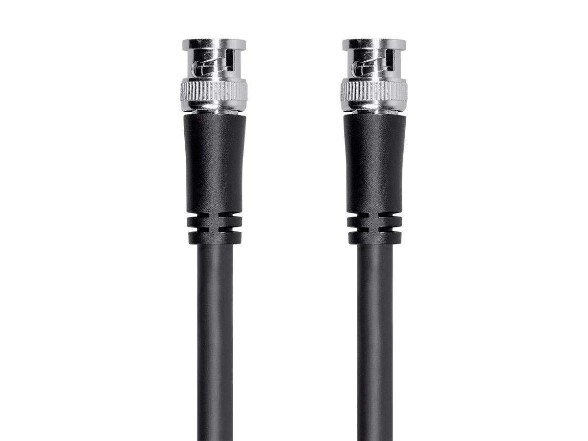 HD-SDI RG6 BNC Cable - for Use in HD-Serial Digital 50 Feet, Black