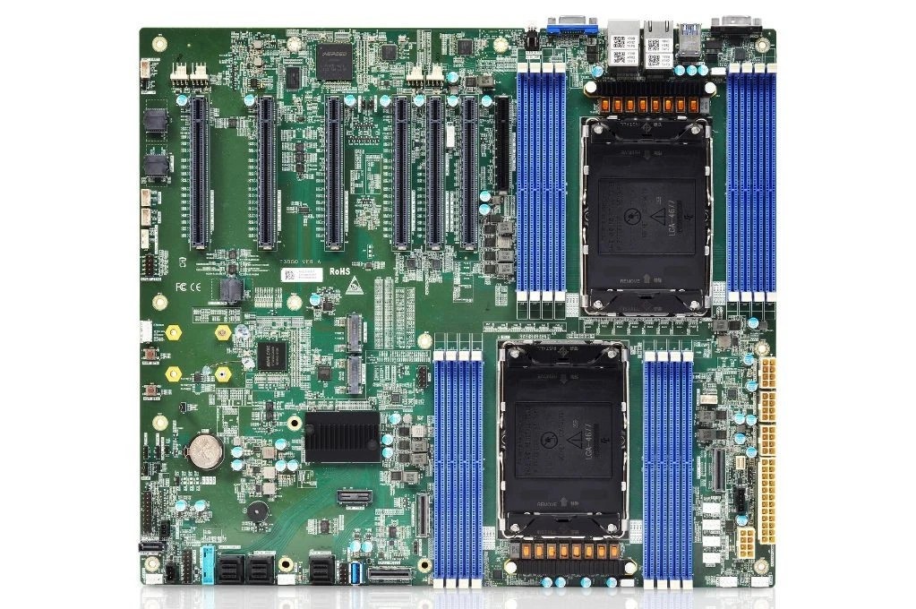 T3DGQ Server Motherboard Support Intel C741 LGA4677 6 PCie 5.0 x16 （6x GPU）