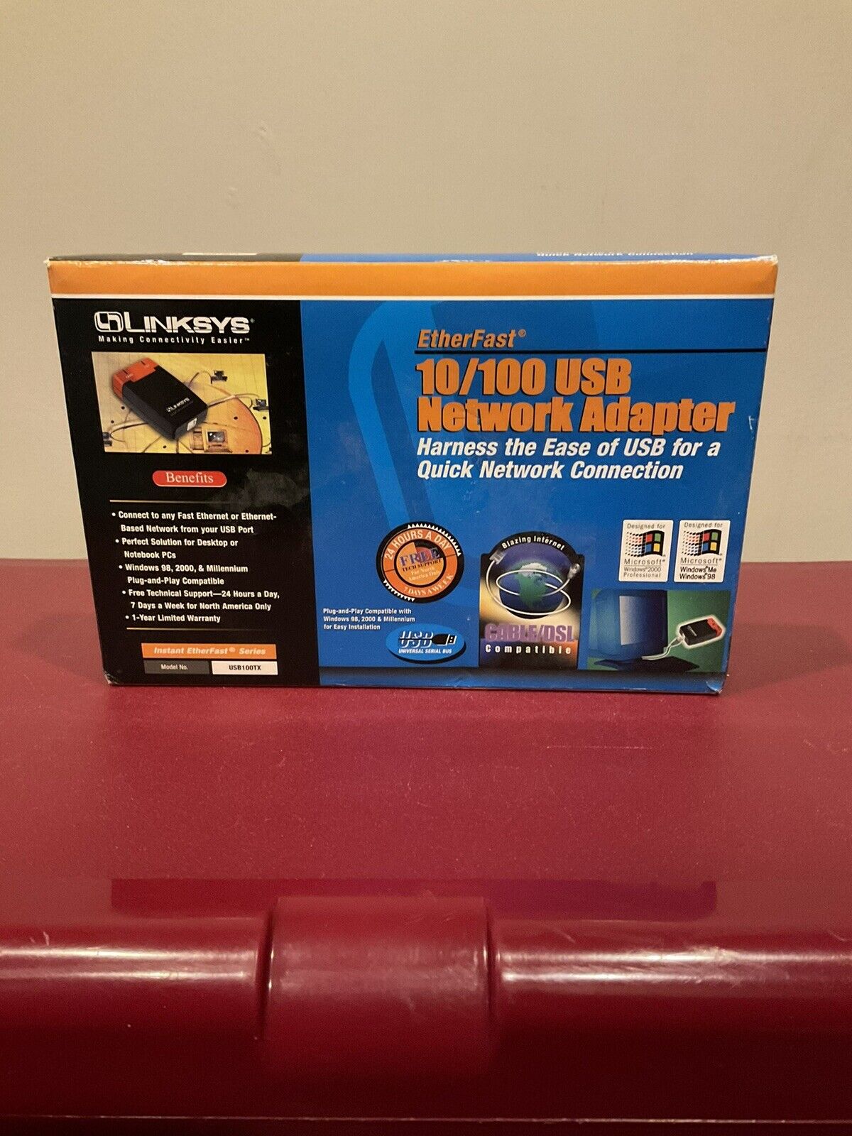 Linksys 10/100 USB Network Adapter USB Must Have/Essential ￼