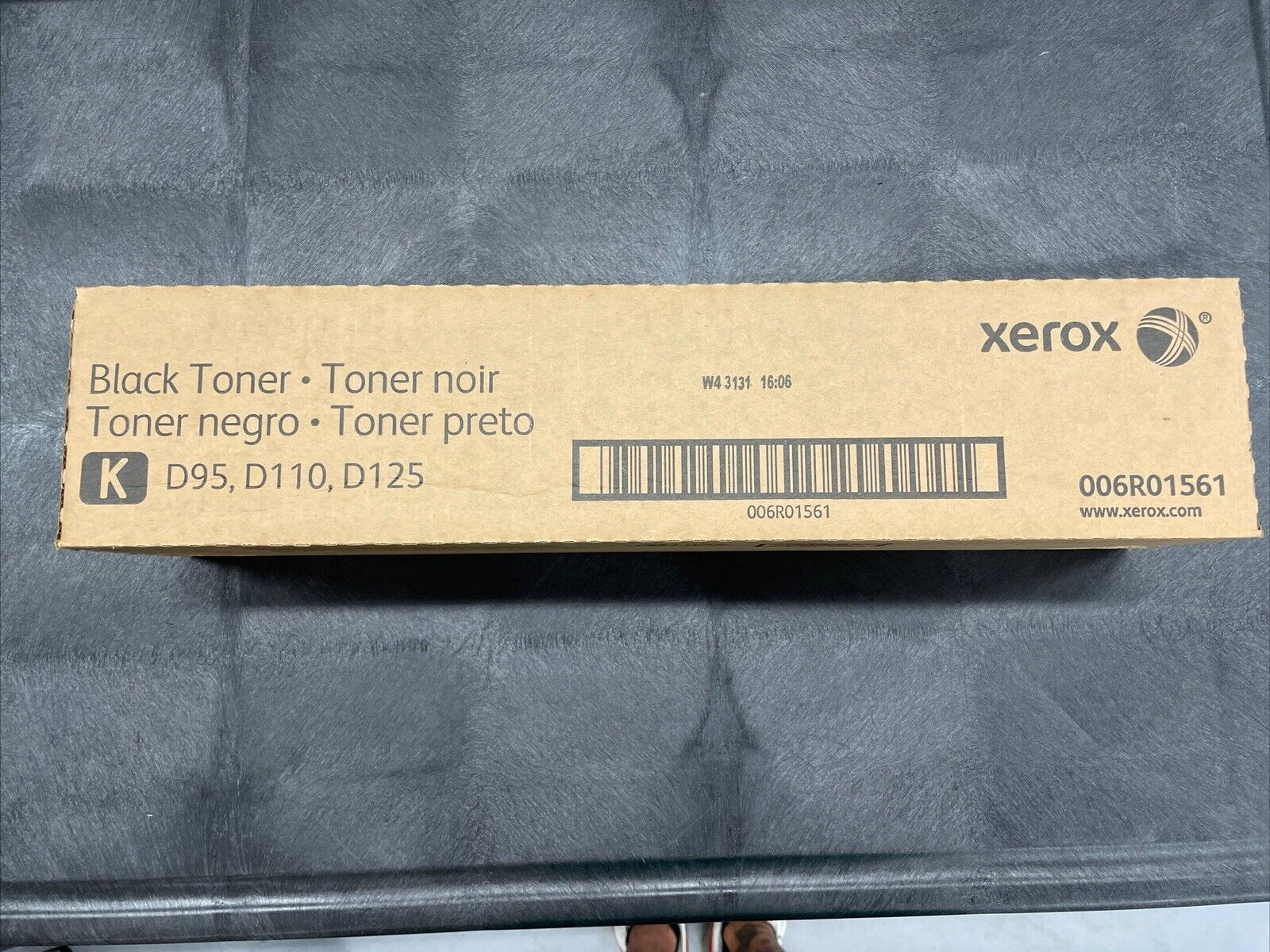 XEROX 006R01561 BLACK TONER GENUINE - D95 / D110 / D125 - BRAND NEW - SEALED BOX