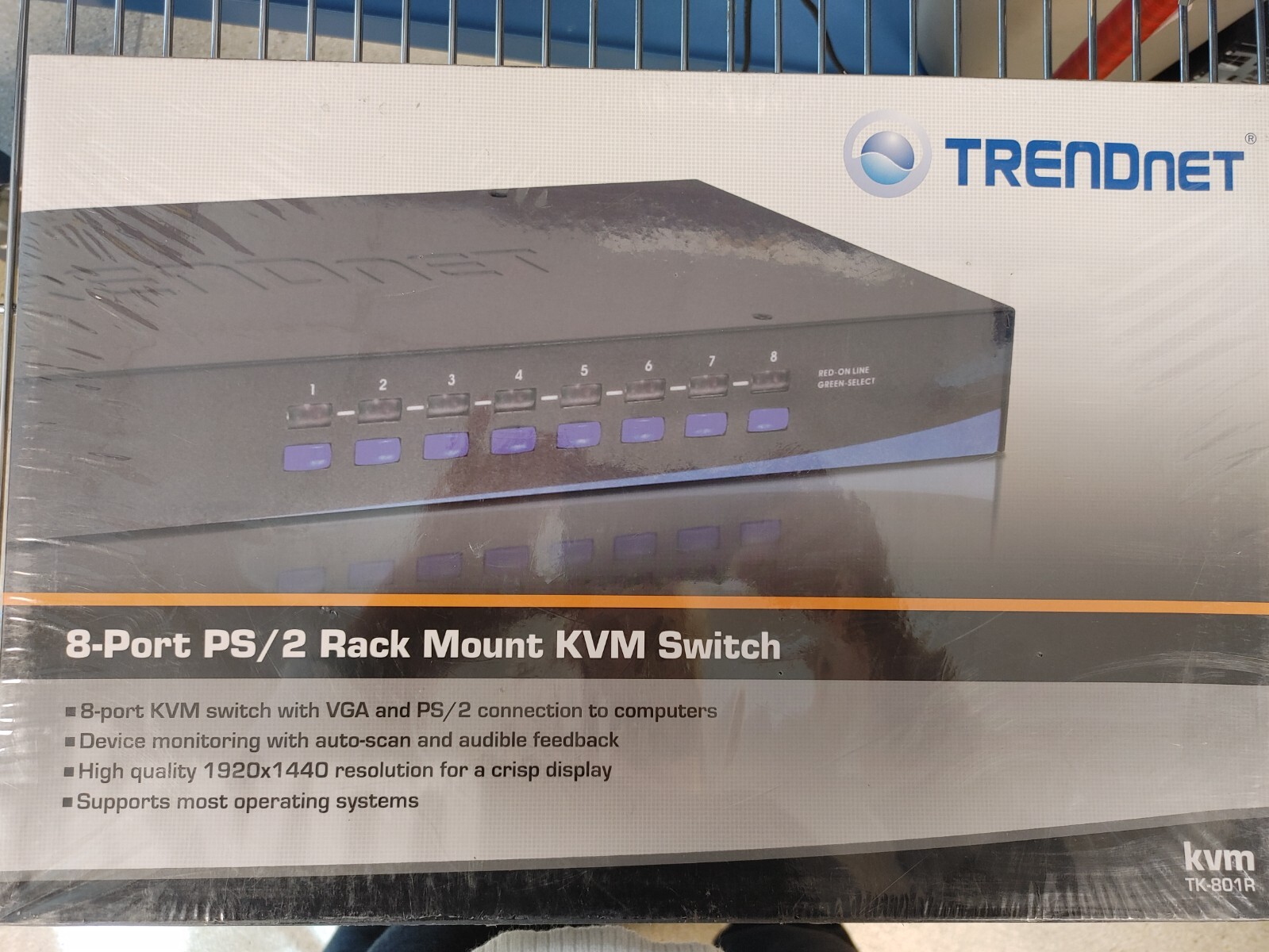 TRENDnet TK (TK801R) 8-Ports External KVM switch PS/2