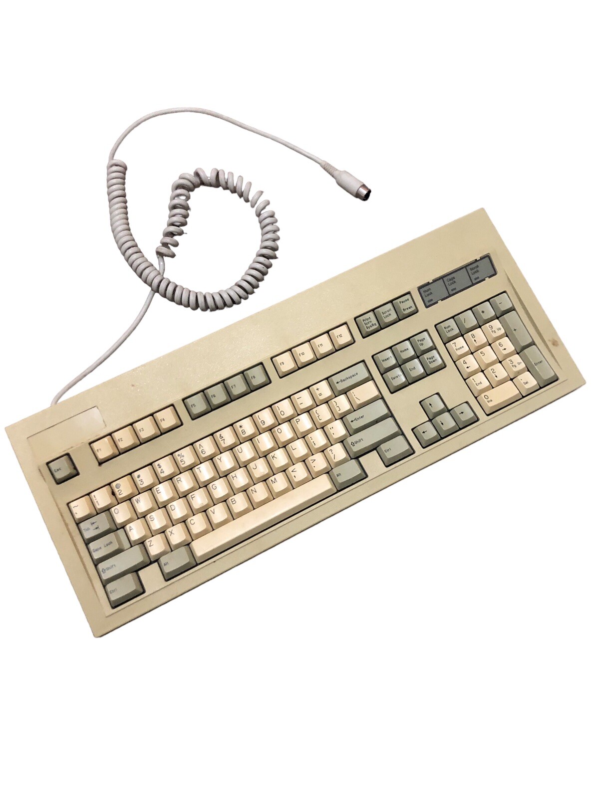 Vintage Keytronic FT11 E03435XTAT Mechanical AT/XT Computer Keyboard