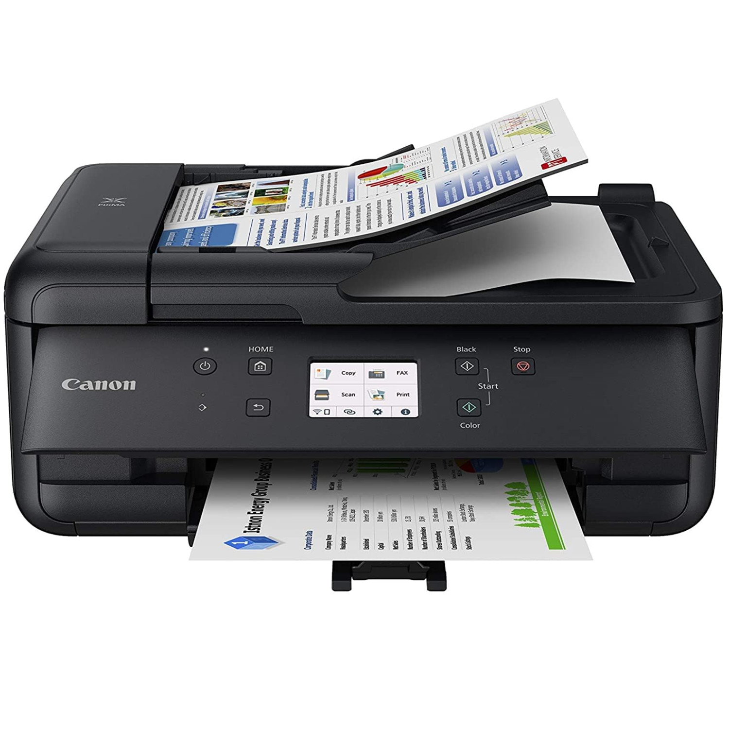 Canon TR7620a Wireless All-in-One Printer, Scanner, Copier, Fax Machine - 4452C0