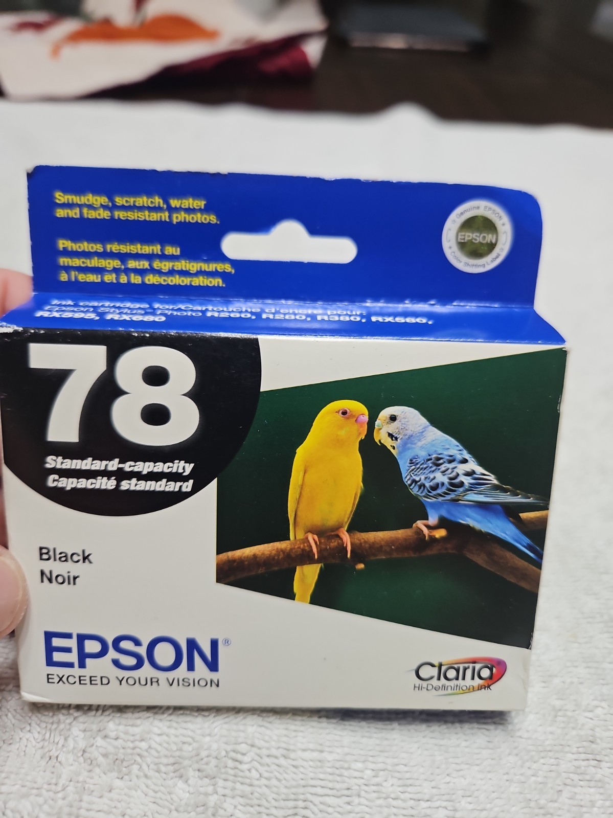 Epson 78 Standard Capacity T078120 Printer Black Ink Cartridge NEW Expired E